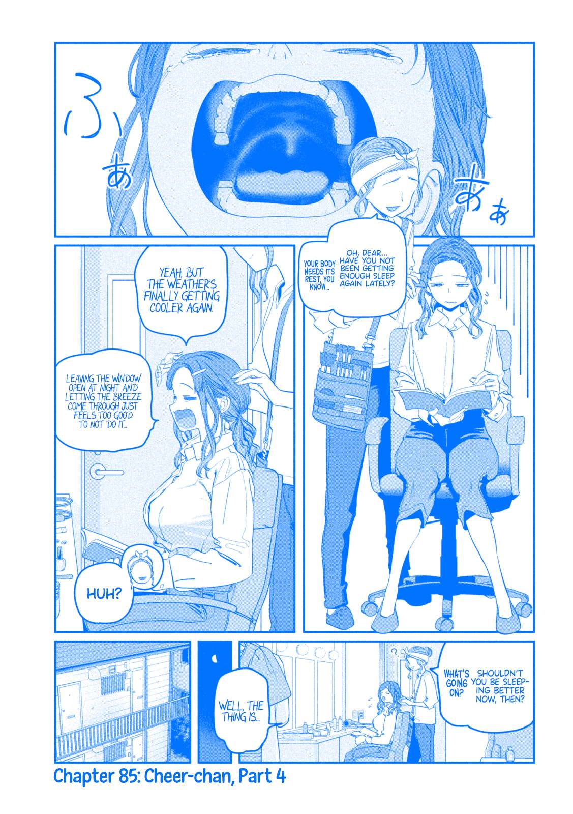 Getsuyoubi no Tawawa (Serialization) (Blue) (Fan Colored) - chapter 85 - #2