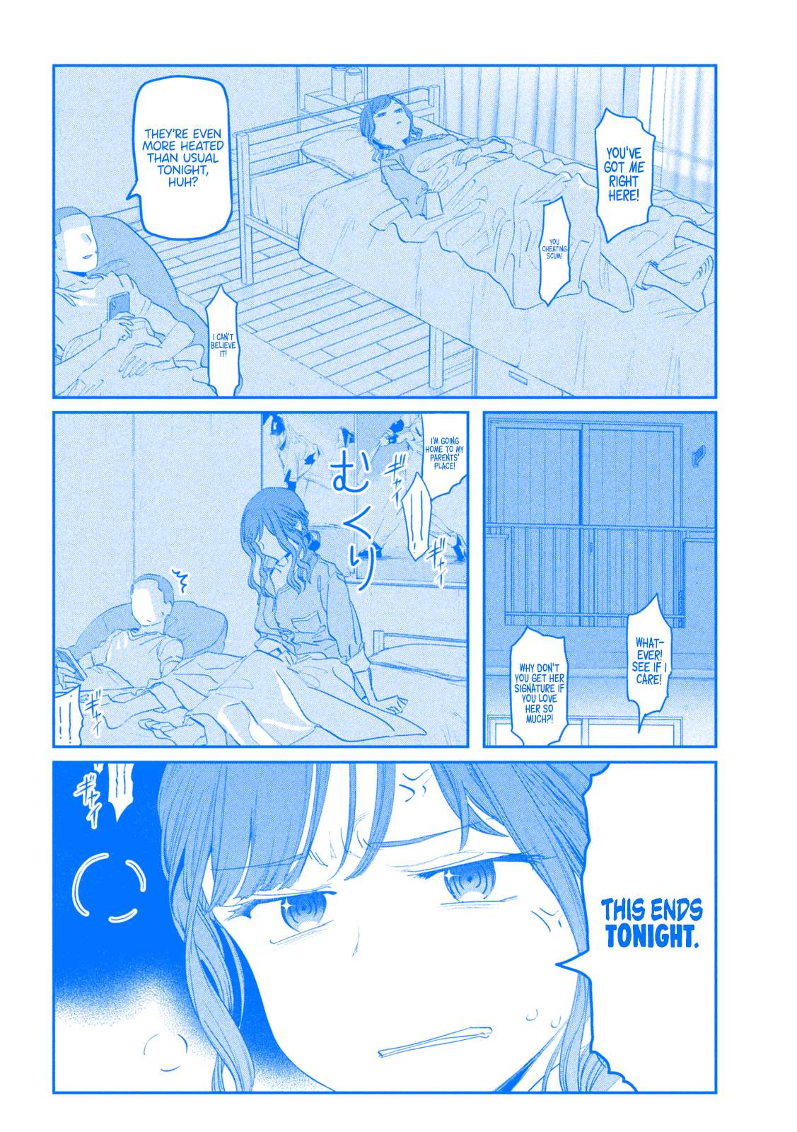 Getsuyoubi no Tawawa (Serialization) (Blue) (Fan Colored) - chapter 85 - #3