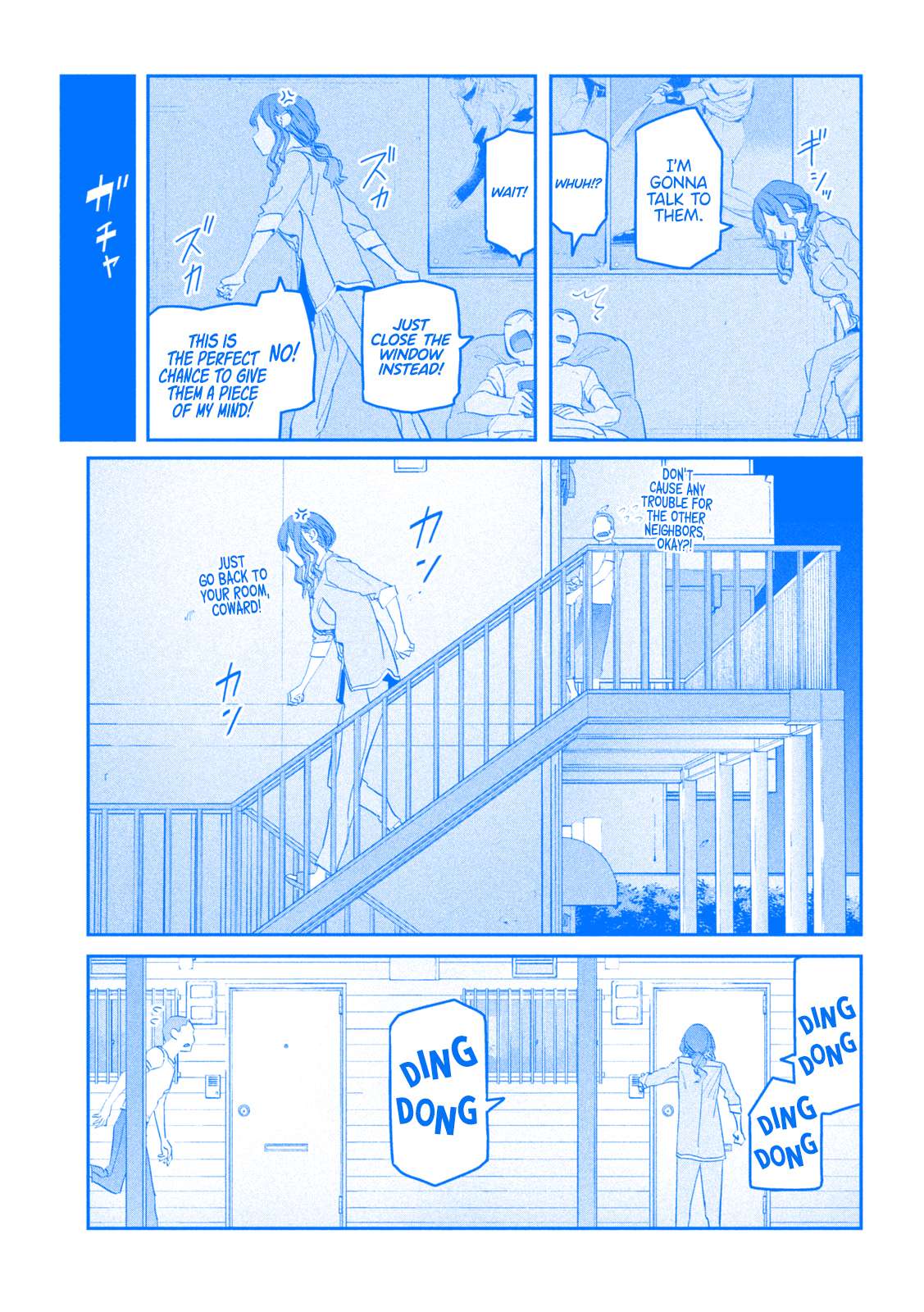 Getsuyoubi no Tawawa (Serialization) (Blue) (Fan Colored) - chapter 85 - #4