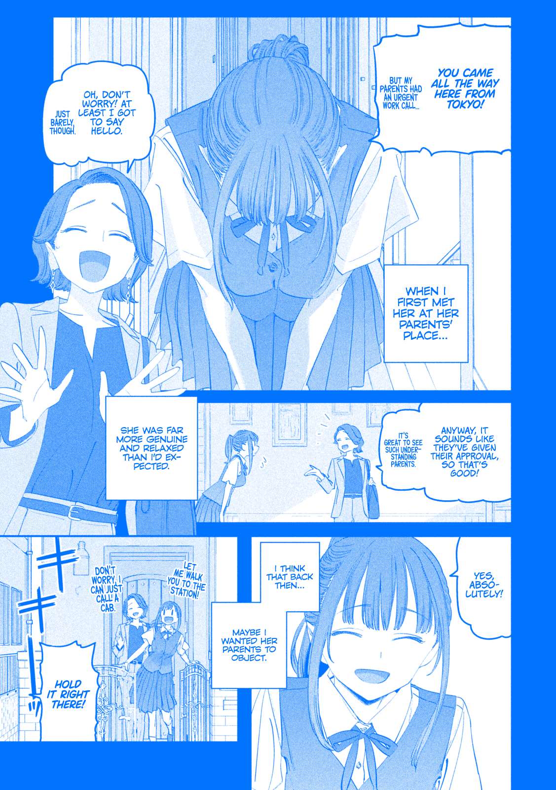 Getsuyoubi no Tawawa (Serialization) (Blue) (Fan Colored) - chapter 88 - #4