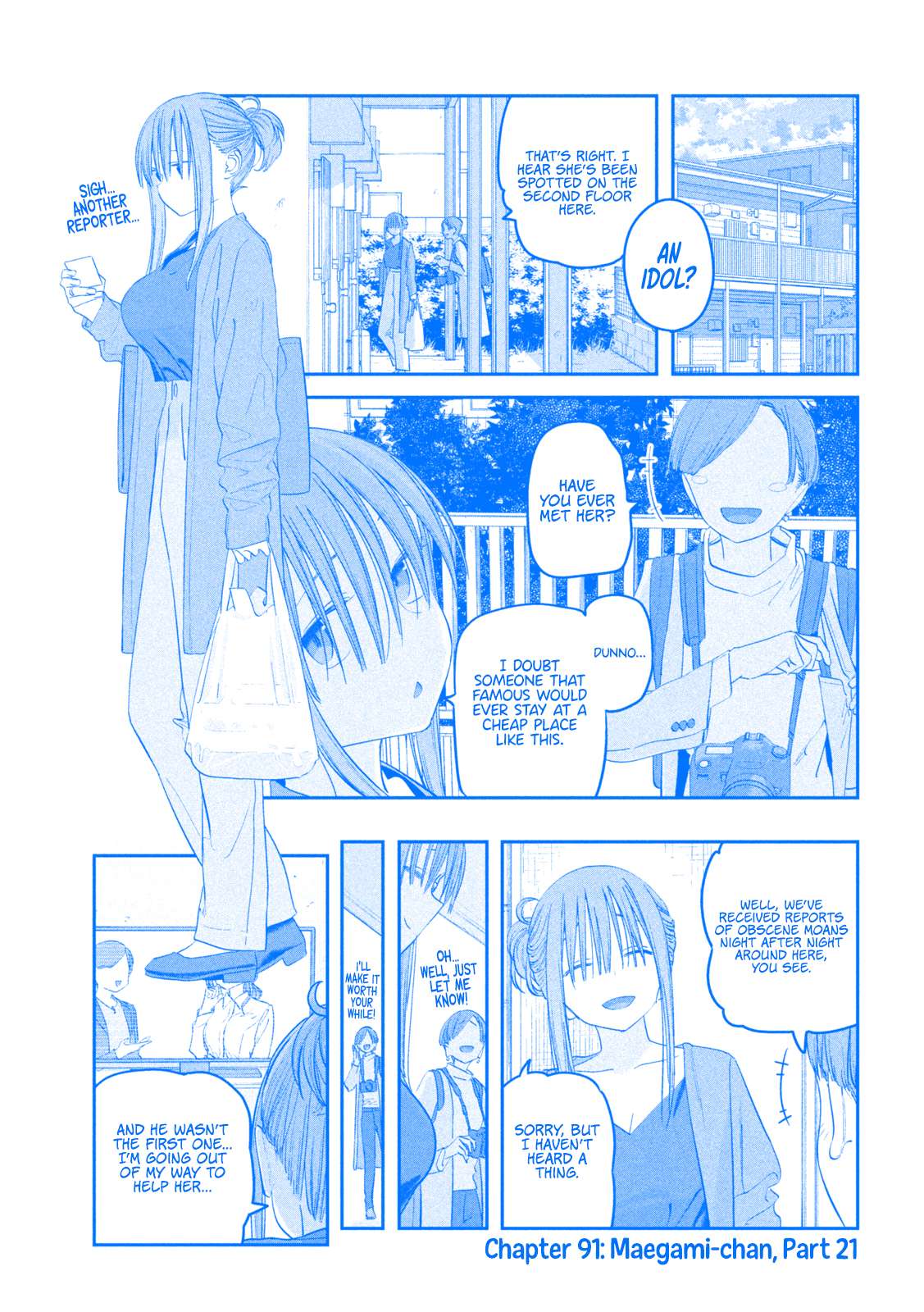 Getsuyoubi no Tawawa (Serialization) (Blue) (Fan Colored) - chapter 91 - #2