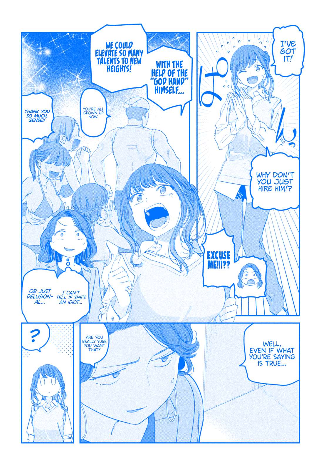 Getsuyoubi no Tawawa (Serialization) (Blue) (Fan Colored) - chapter 92 - #3