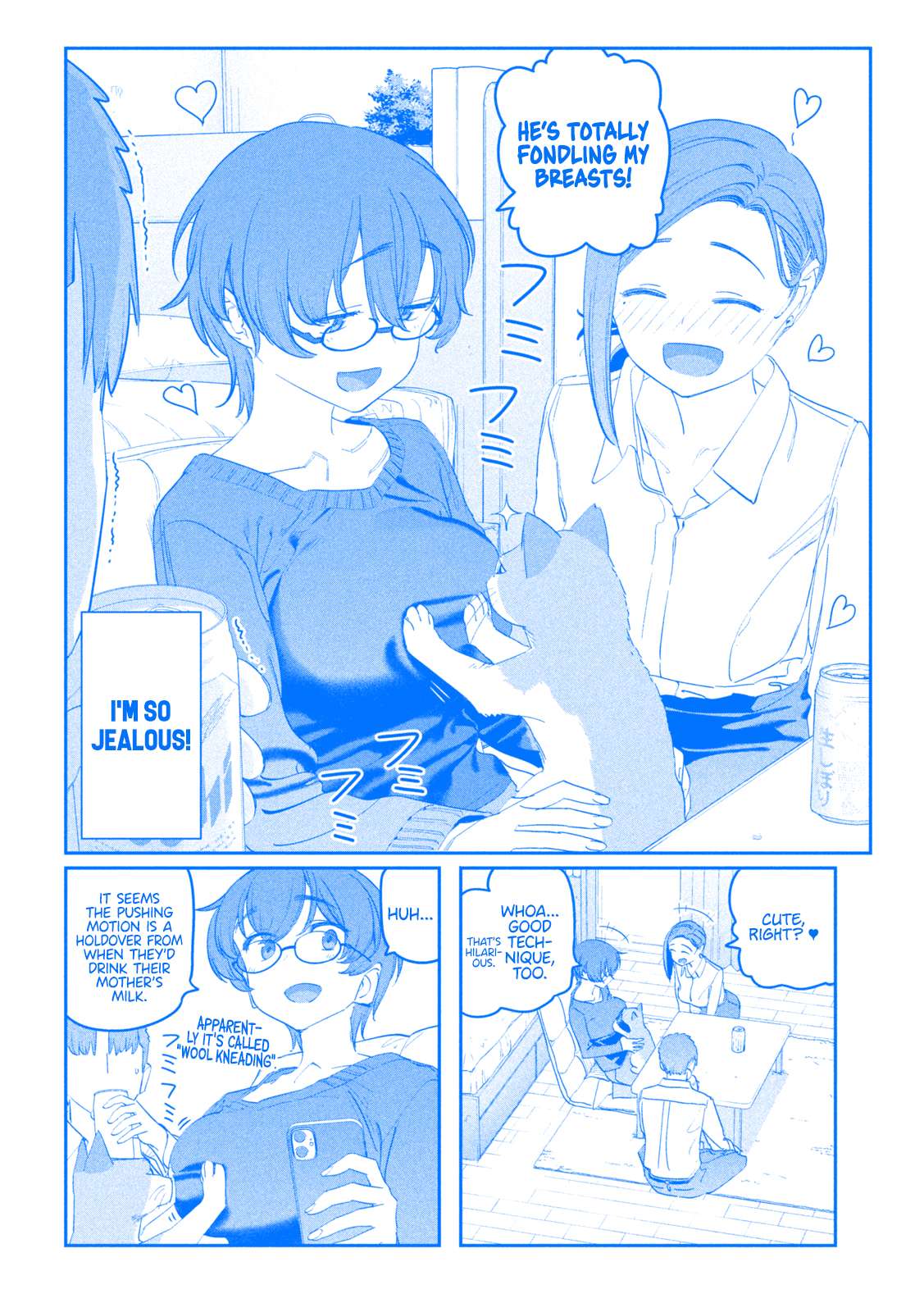 Getsuyoubi no Tawawa (Serialization) (Blue) (Fan Colored) - chapter 93 - #3