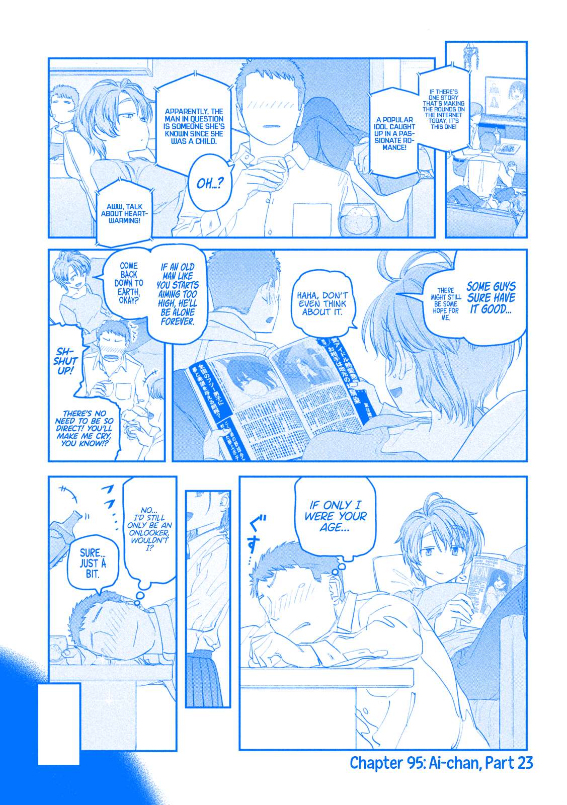 Getsuyoubi no Tawawa (Serialization) (Blue) (Fan Colored) - chapter 95 - #2