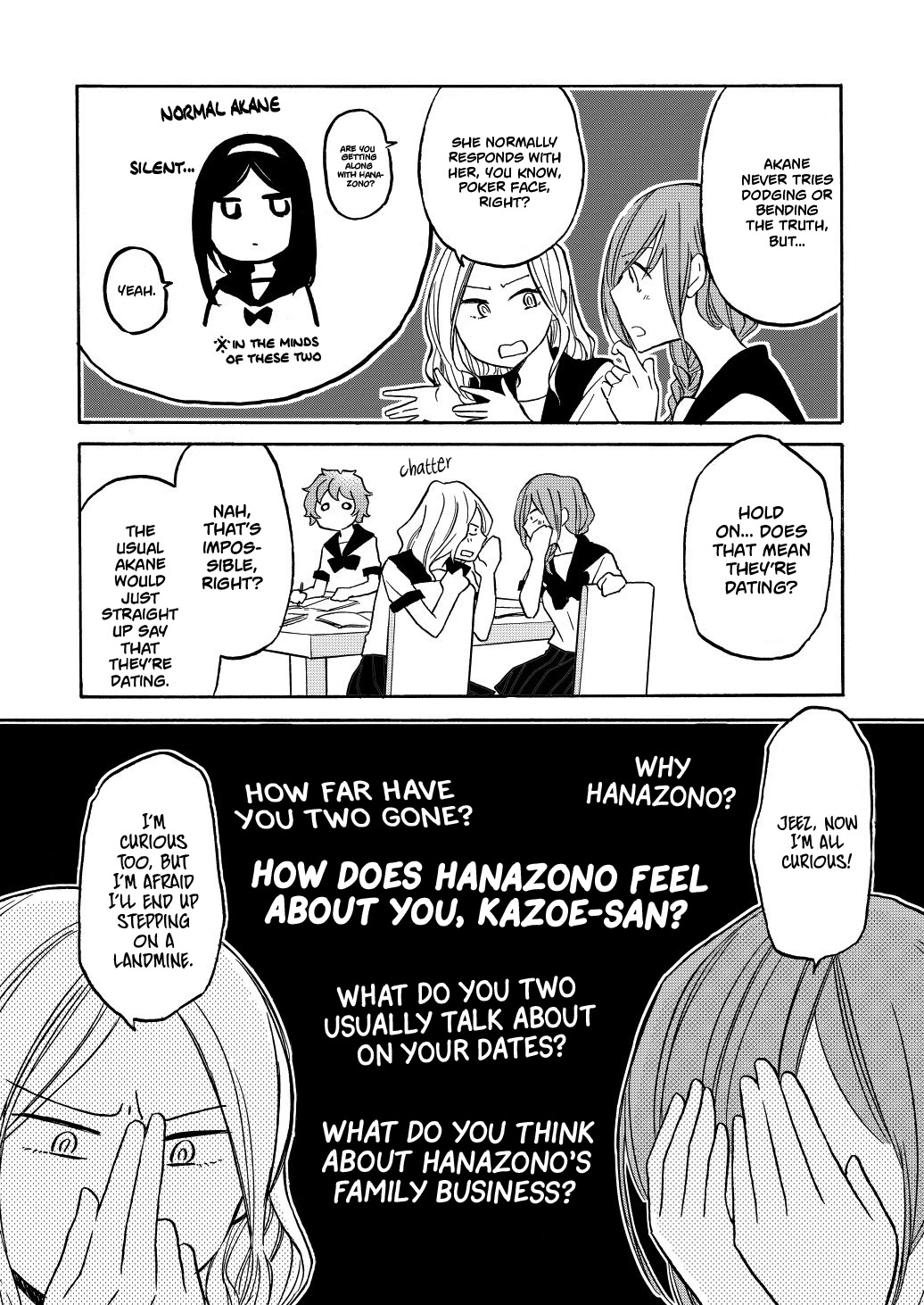 Hanazono And Kazoe's Bizzare After School Rendezvous - chapter 29 - #2