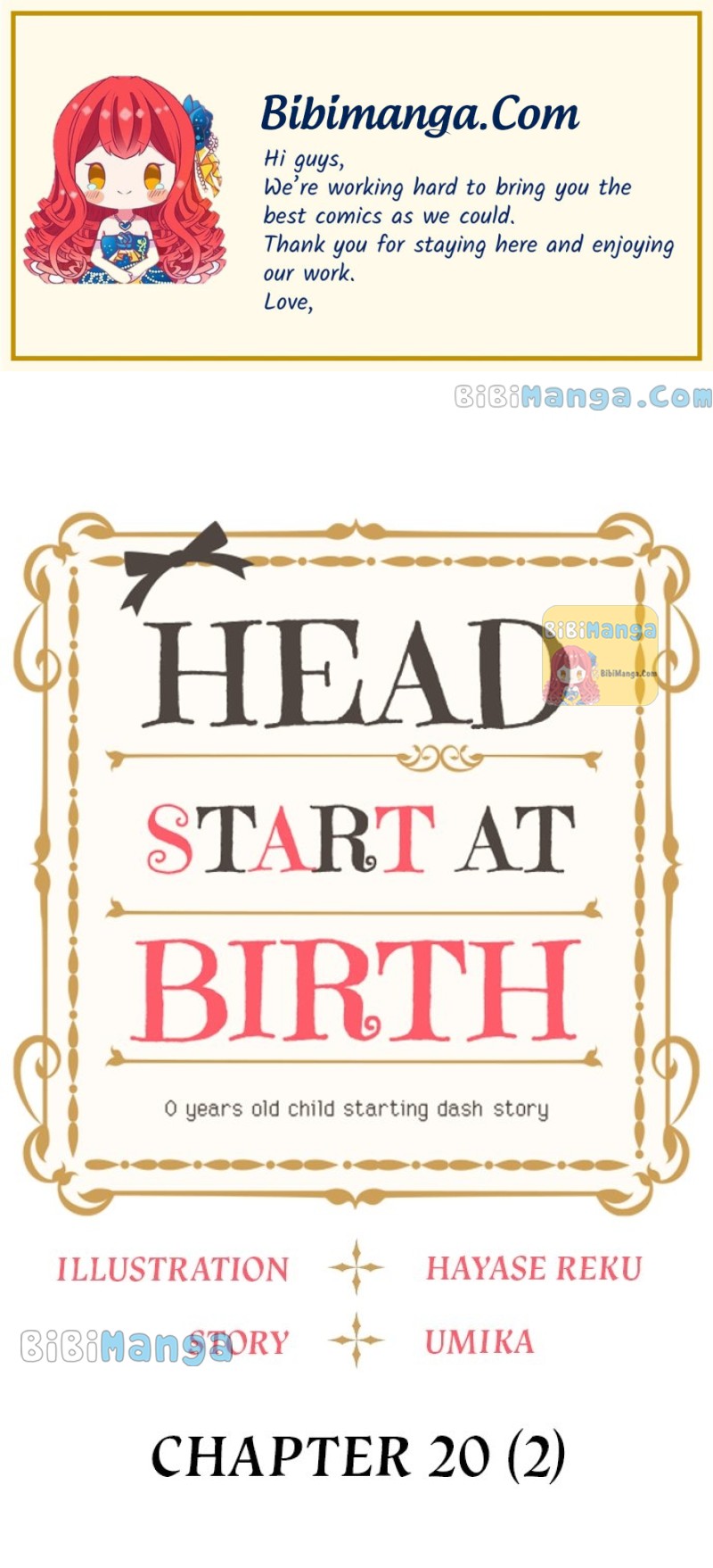 Head Start at Birth - chapter 20.5 - #1
