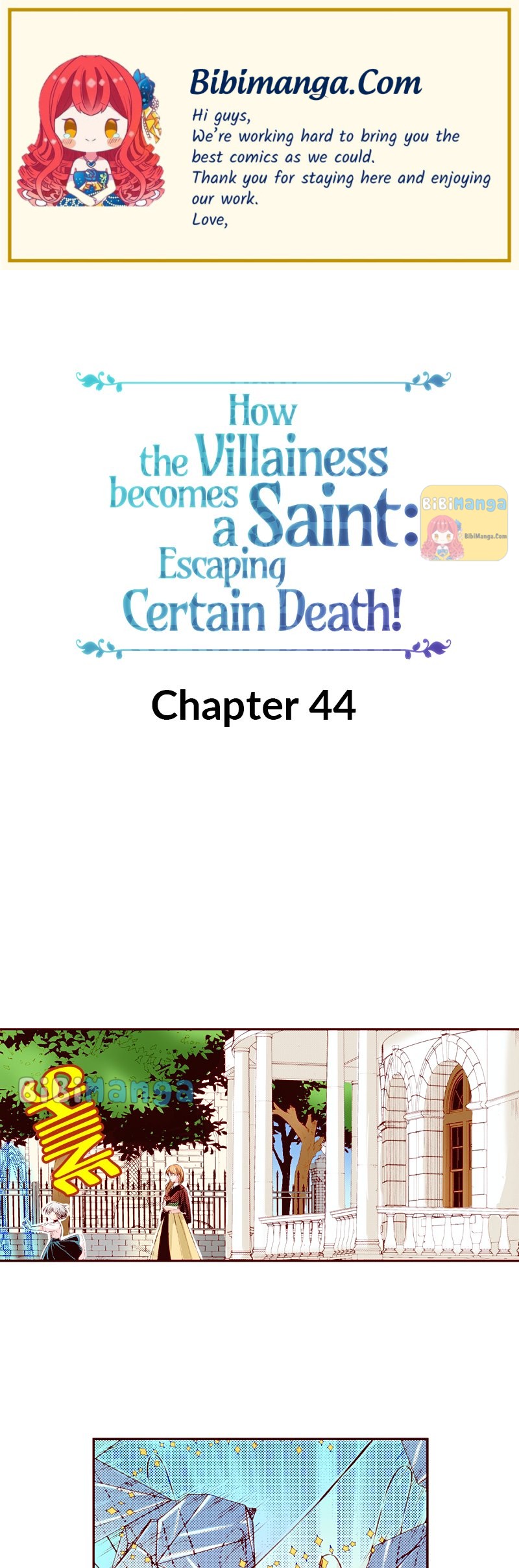 I’m a Villainess, But I’m going to Become a Saint and Exercise my Power to Avoid Death Flags. - chapter 44 - #1