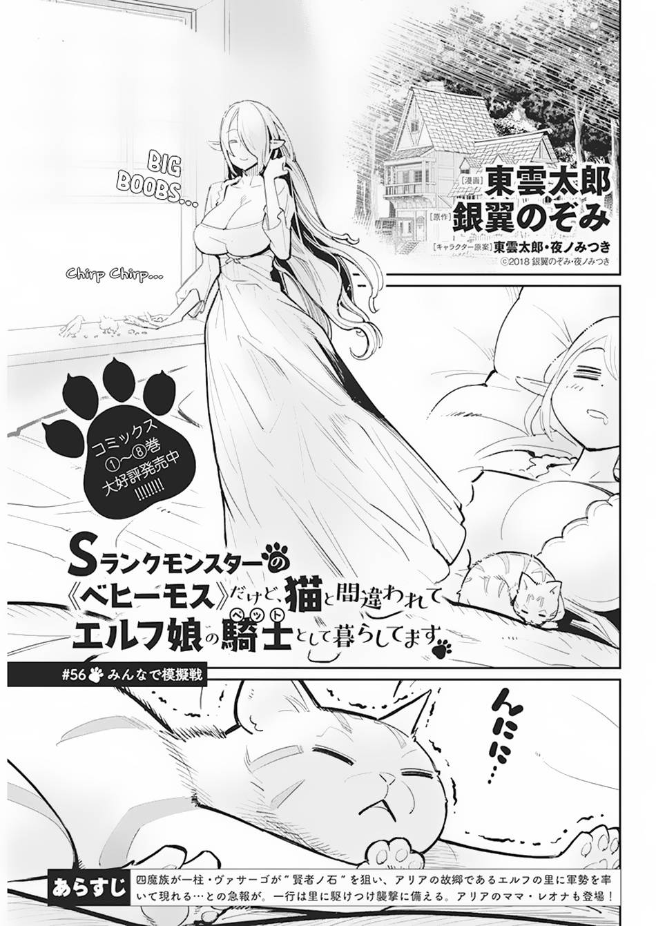 S-Rank Monster no Behemoth Dakedo, Neko to Machigawarete Erufu Musume no Kishi (Pet) Toshite Kurashitemasu - chapter 56 - #2