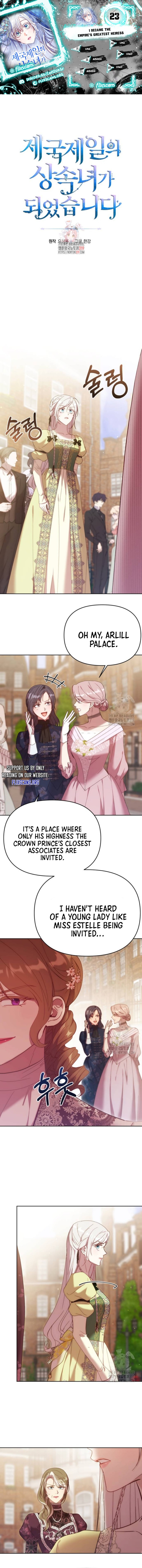 I Became The Greatest Heiress Of The Empire - chapter 23 - #1