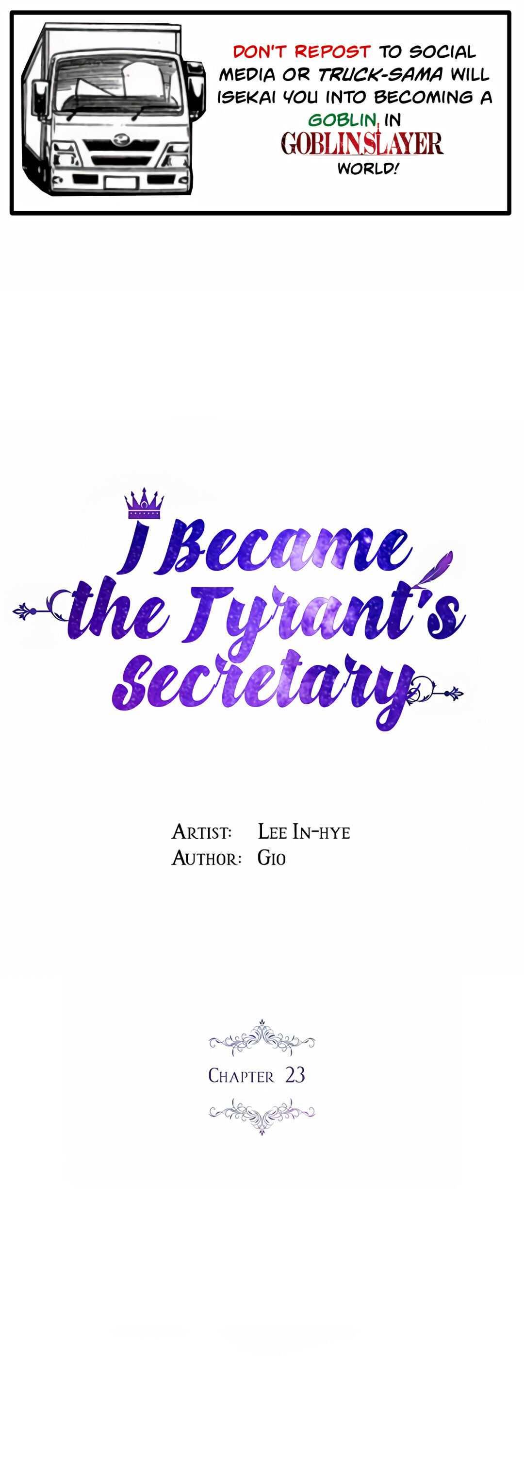 I Became The Tyrant’S Secretary - chapter 23 - #1