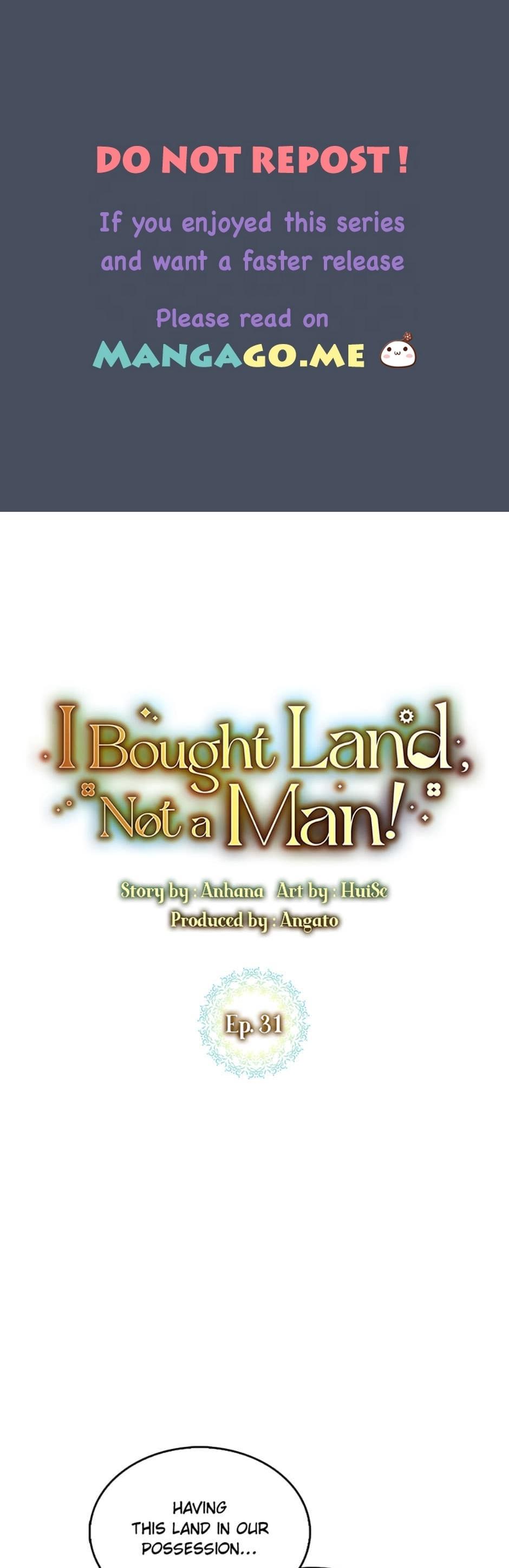 I Bought The Land, Not A Man - chapter 31 - #1