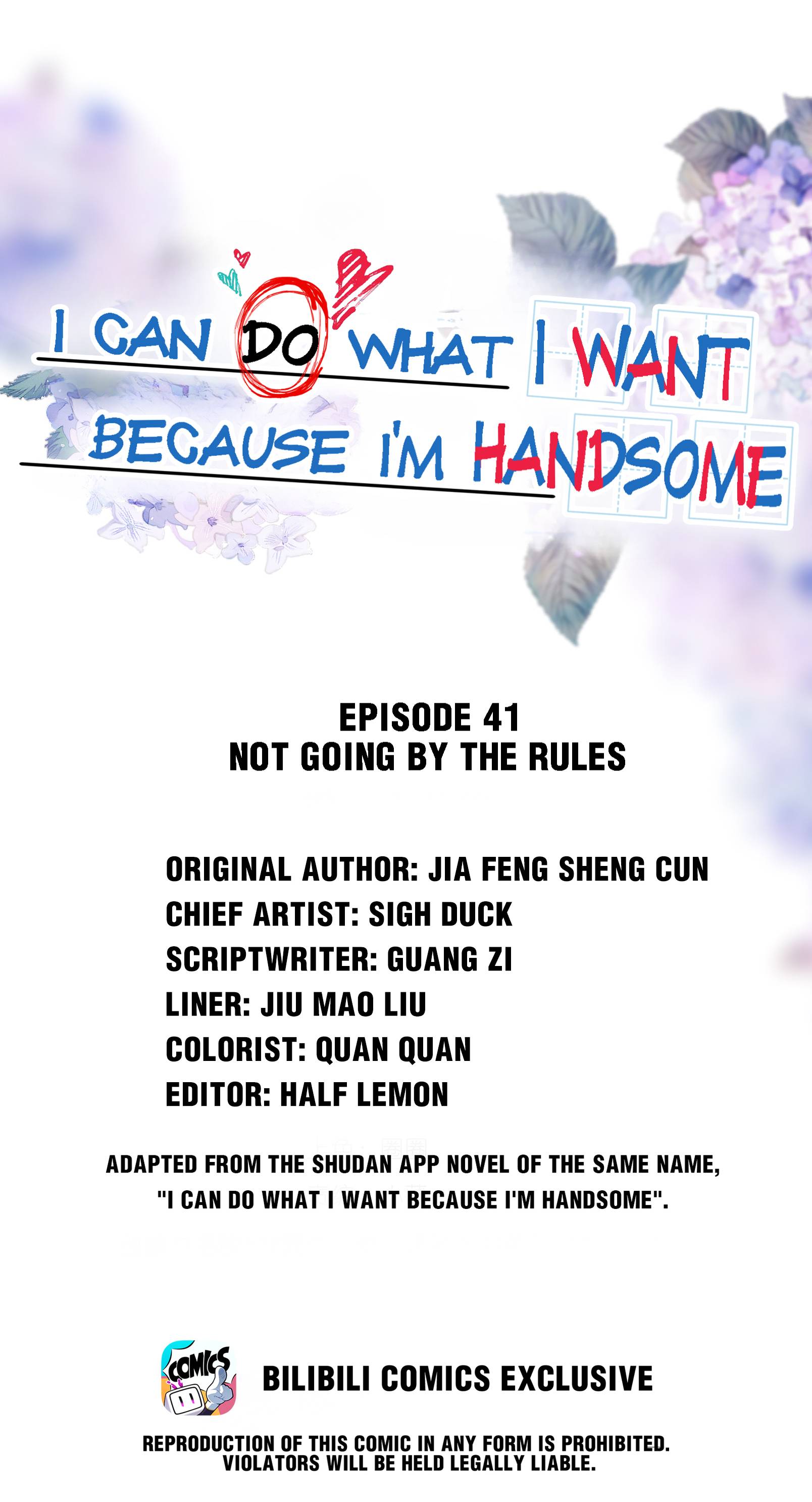 I Can Do What I Want Because I'm Handsome - chapter 41 - #1