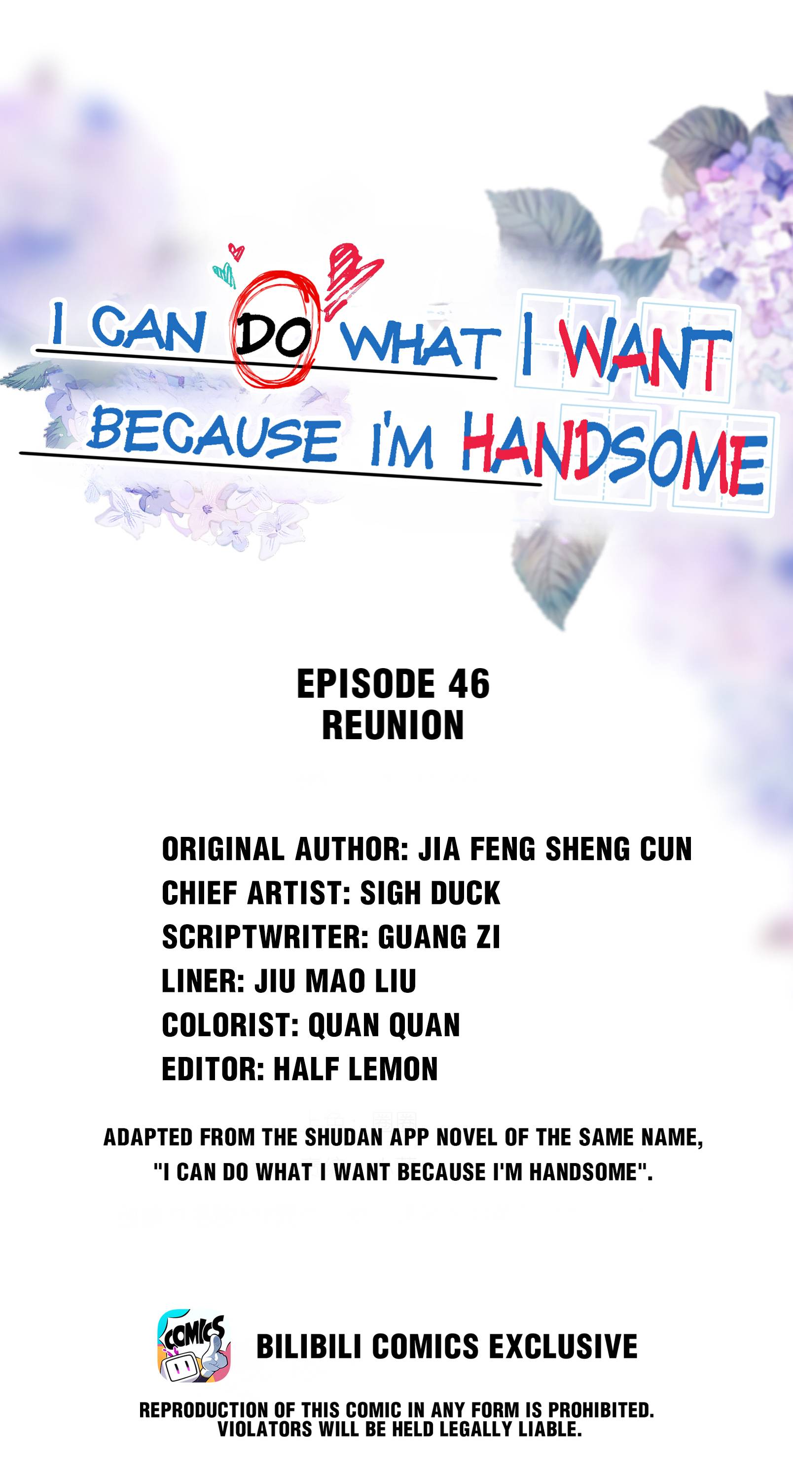 I Can Do What I Want Because I'm Handsome - chapter 46 - #1