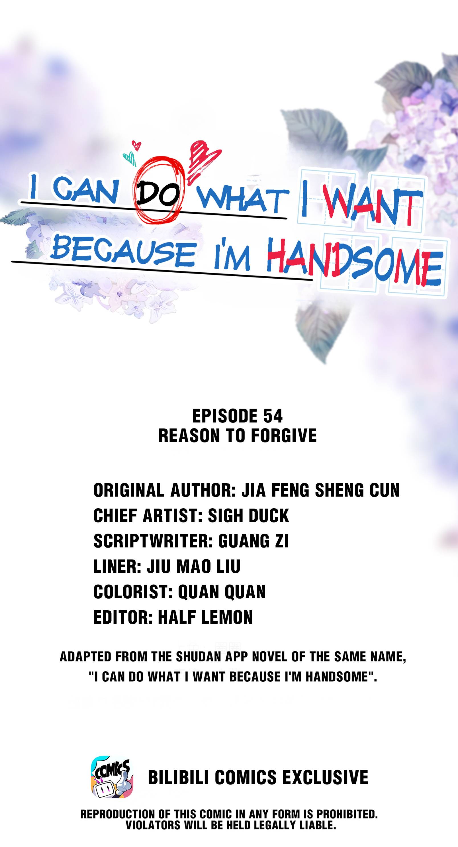 I Can Do What I Want Because I'm Handsome - chapter 54 - #1