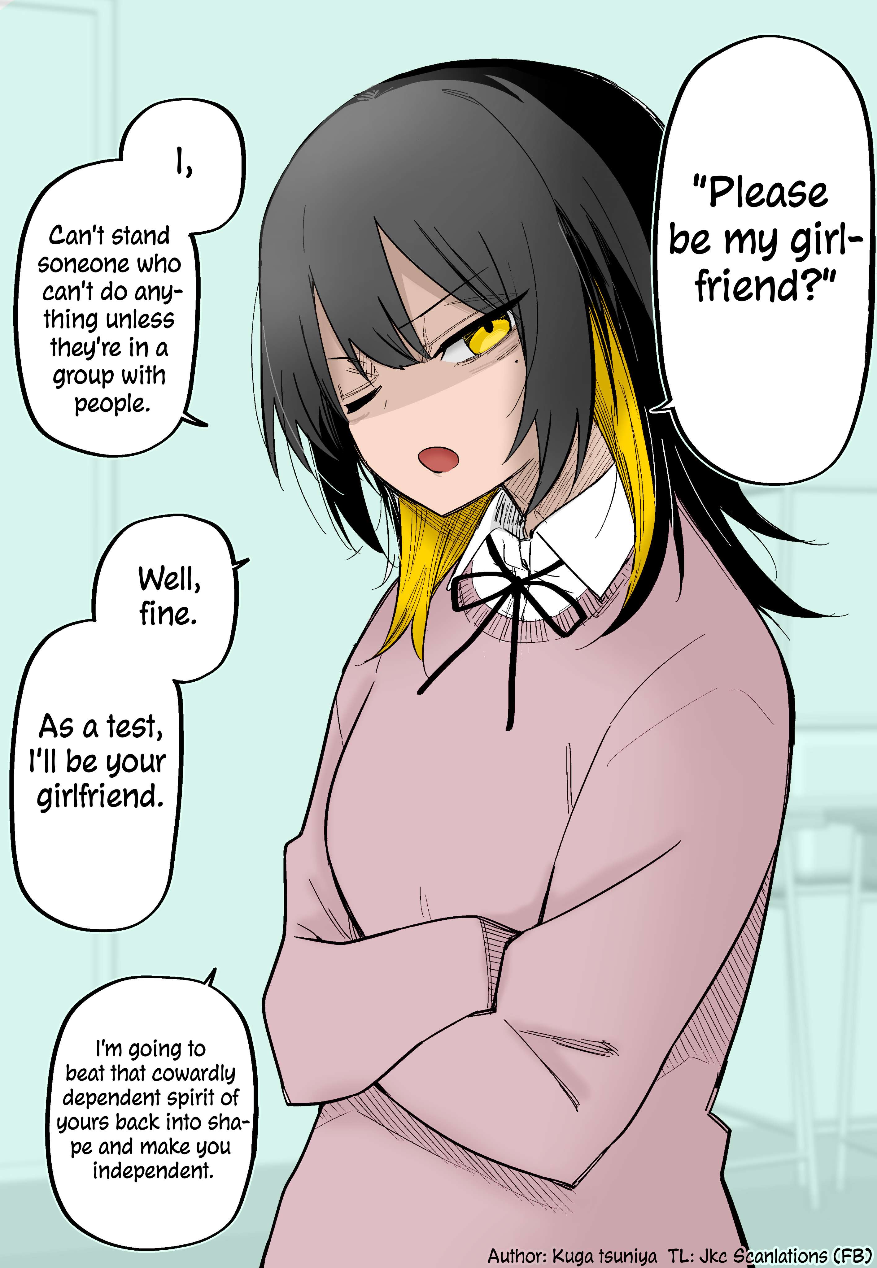 I Confessed To A Lone Wolf Girl (Fan Colored) - chapter 1 - #1