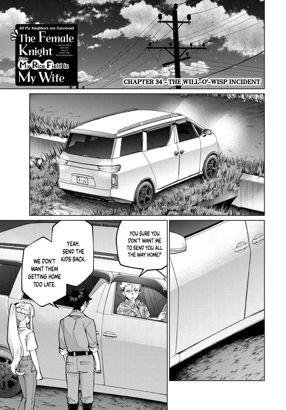 I Found a Female Knight in a Rice Field, in the Countryside They Think She’s My Wife - chapter 34 - #1