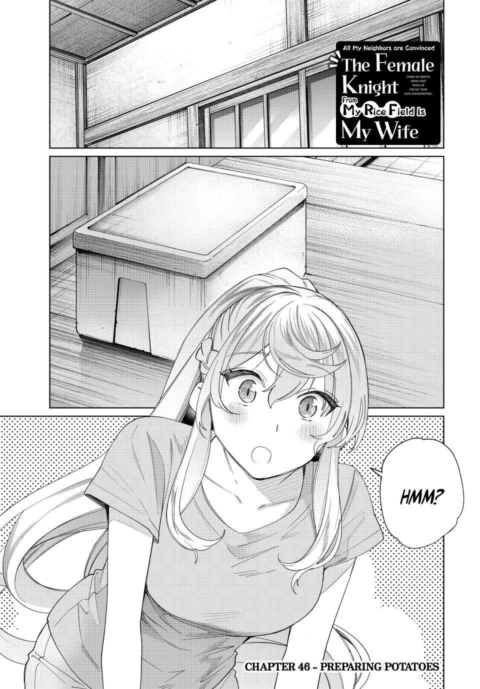 I Found a Female Knight in a Rice Field, in the Countryside They Think She’s My Wife - chapter 46 - #1