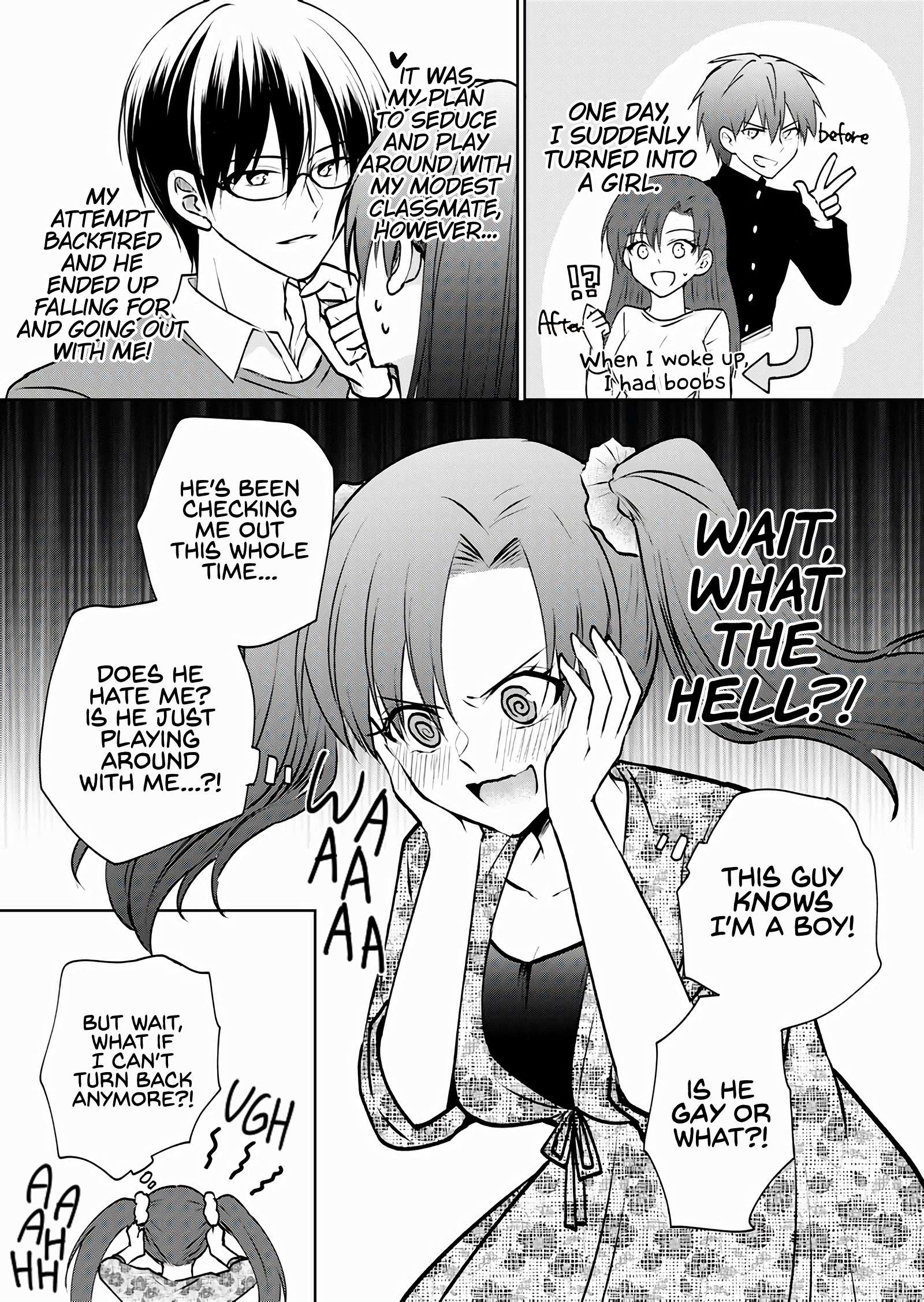 I Got Genderswapped (♂→♀), So I Tried To Seduce My Classmate - chapter 1 - #1