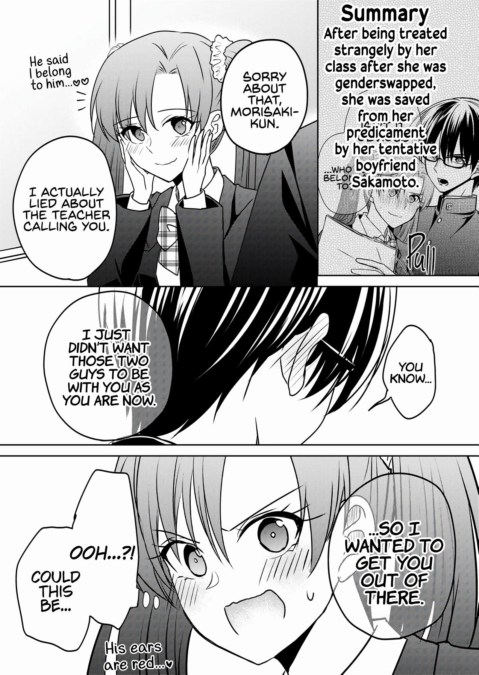 I Got Genderswapped (♂→♀), So I Tried To Seduce My Classmate - chapter 2.2 - #1