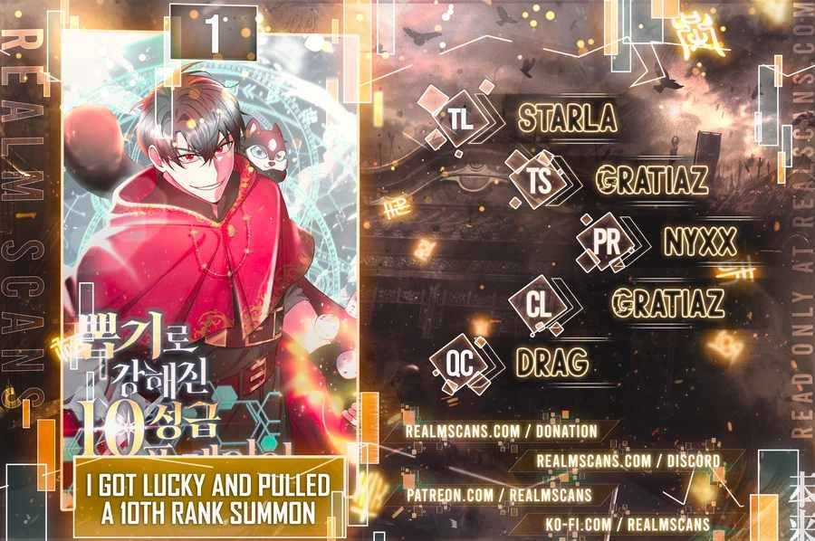 I Got Lucky And Pulled A 10th Rank Summon - chapter 1 - #1