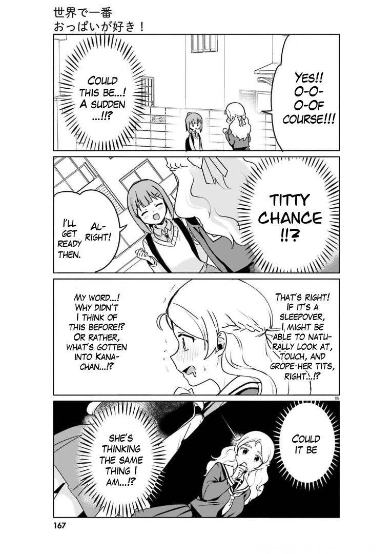 Sekai de Ichiban Oppai ga Suki! - chapter 51 - #5