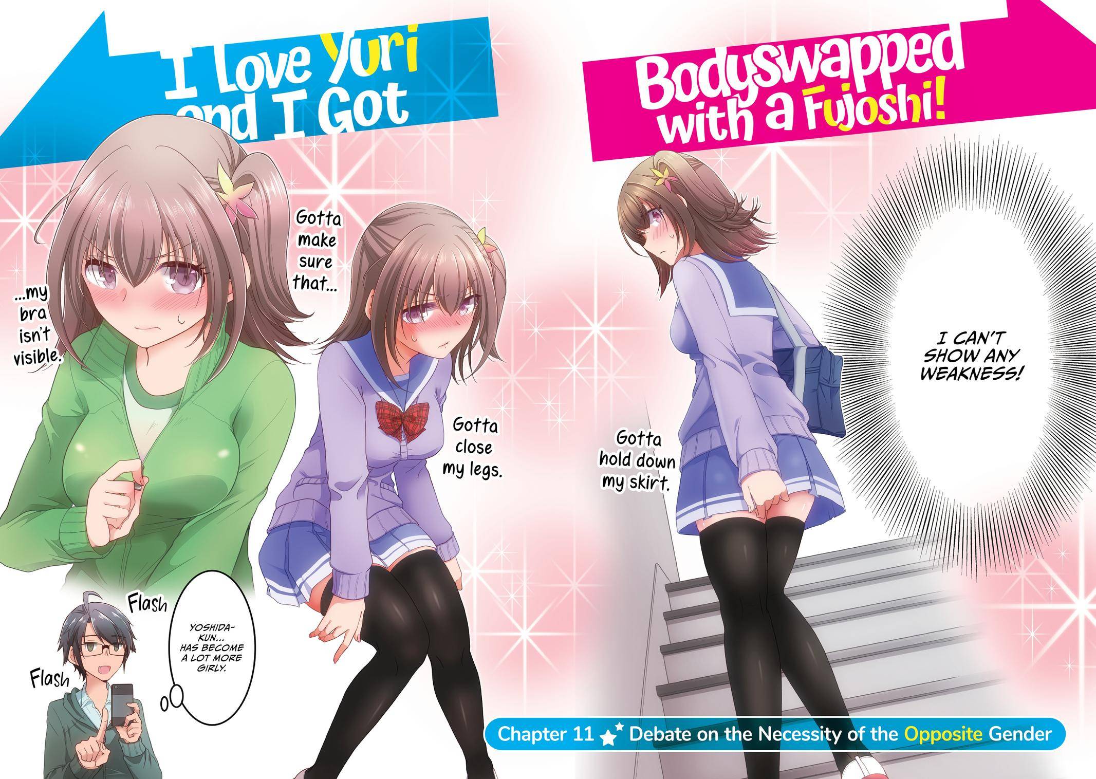 I Love Yuri and I Got Bodyswapped with a Fujoshi! - chapter 11 - #5