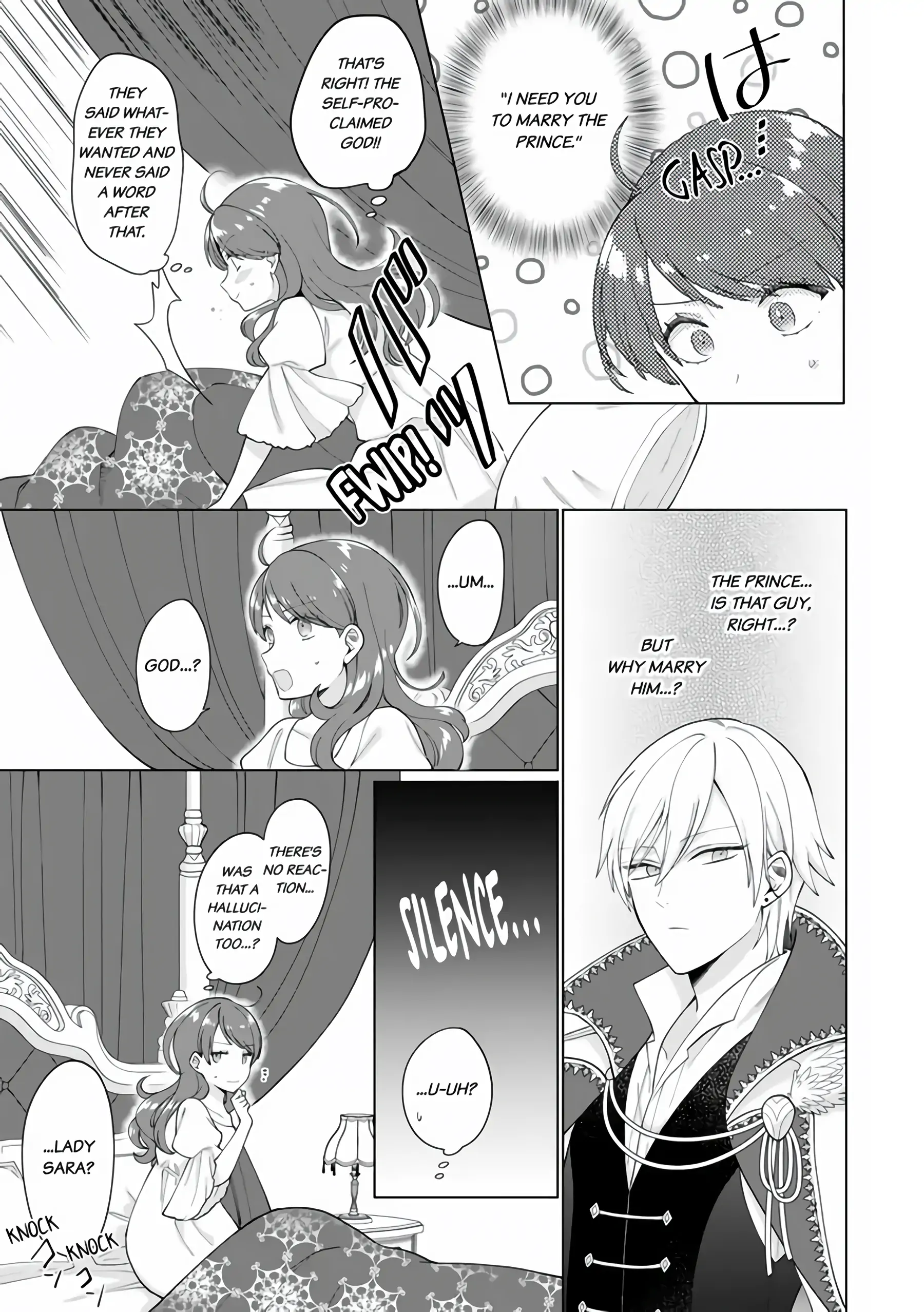 I'm a (Fake) Saint Who Was Summoned to Another World, But Apparently I'm Fated to Die If I Don't Marry the Prince - chapter 2 - #3