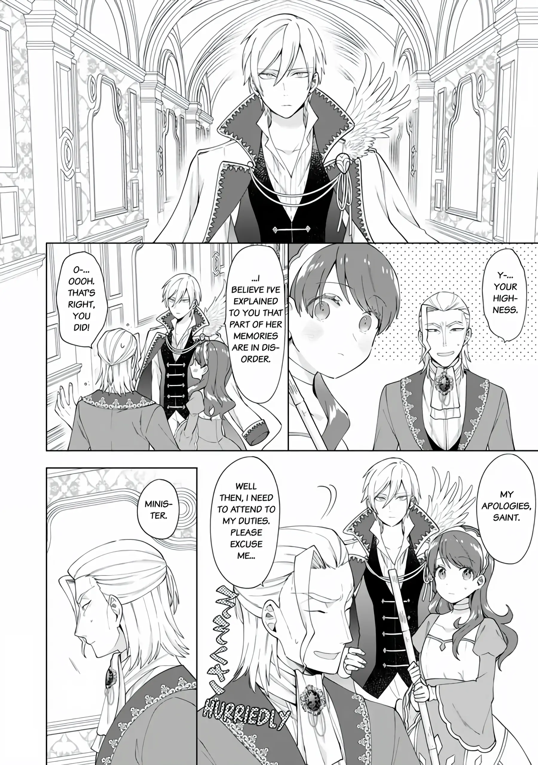 I'm a (Fake) Saint Who Was Summoned to Another World, But Apparently I'm Fated to Die If I Don't Marry the Prince - chapter 4 - #4