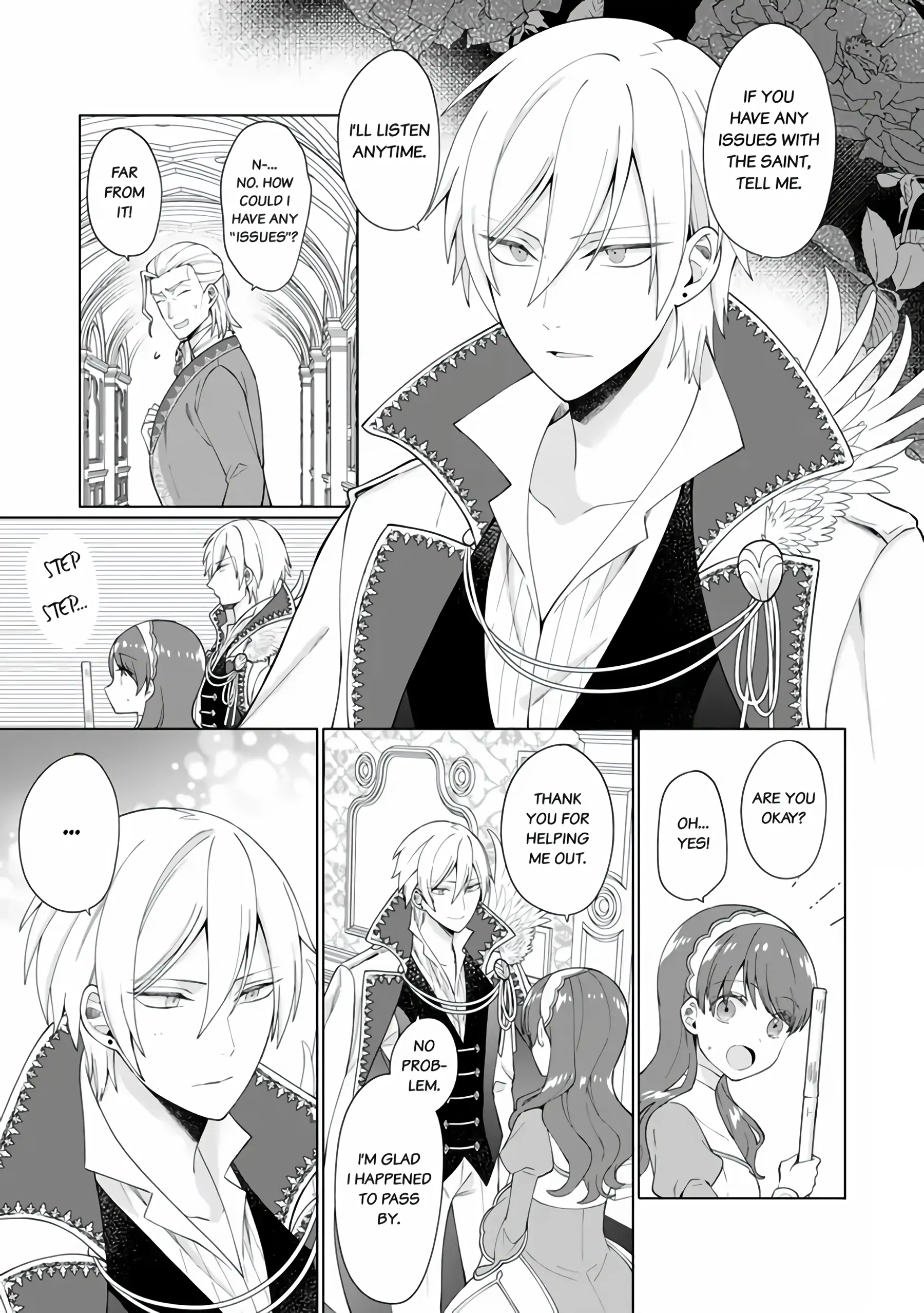 I'm a (Fake) Saint Who Was Summoned to Another World, But Apparently I'm Fated to Die If I Don't Marry the Prince - chapter 4 - #5