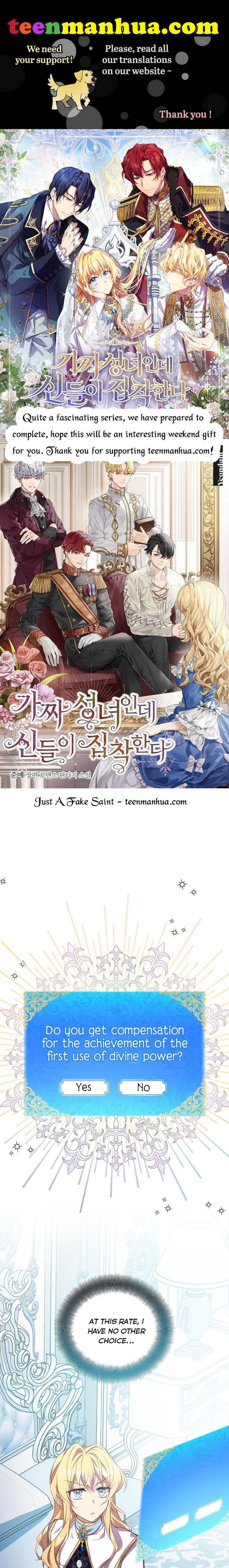 I’M A Fake Saintess But The Gods Are Obsessed - chapter 16 - #1