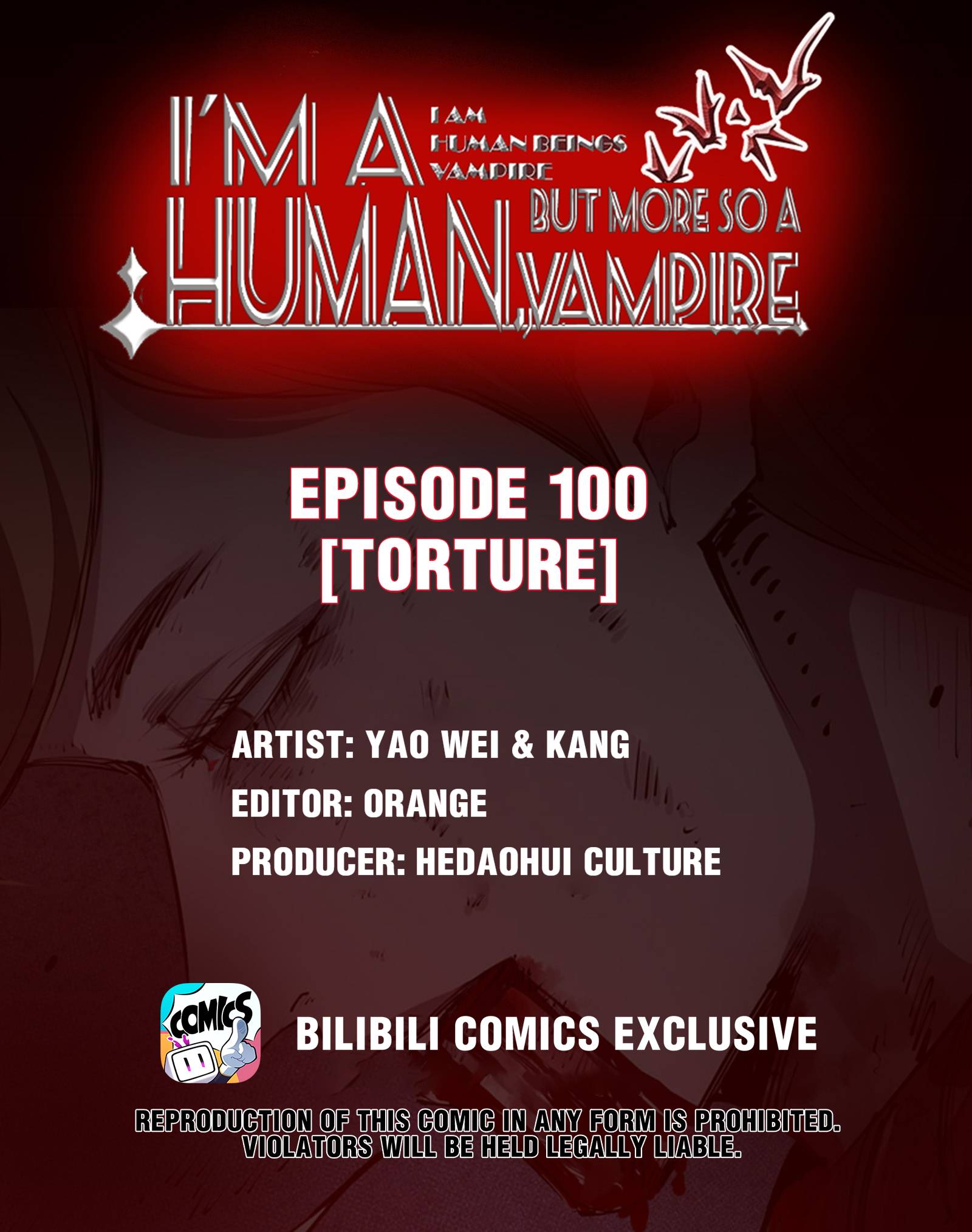 I’M A Human, But More So A Vampire - chapter 100 - #2