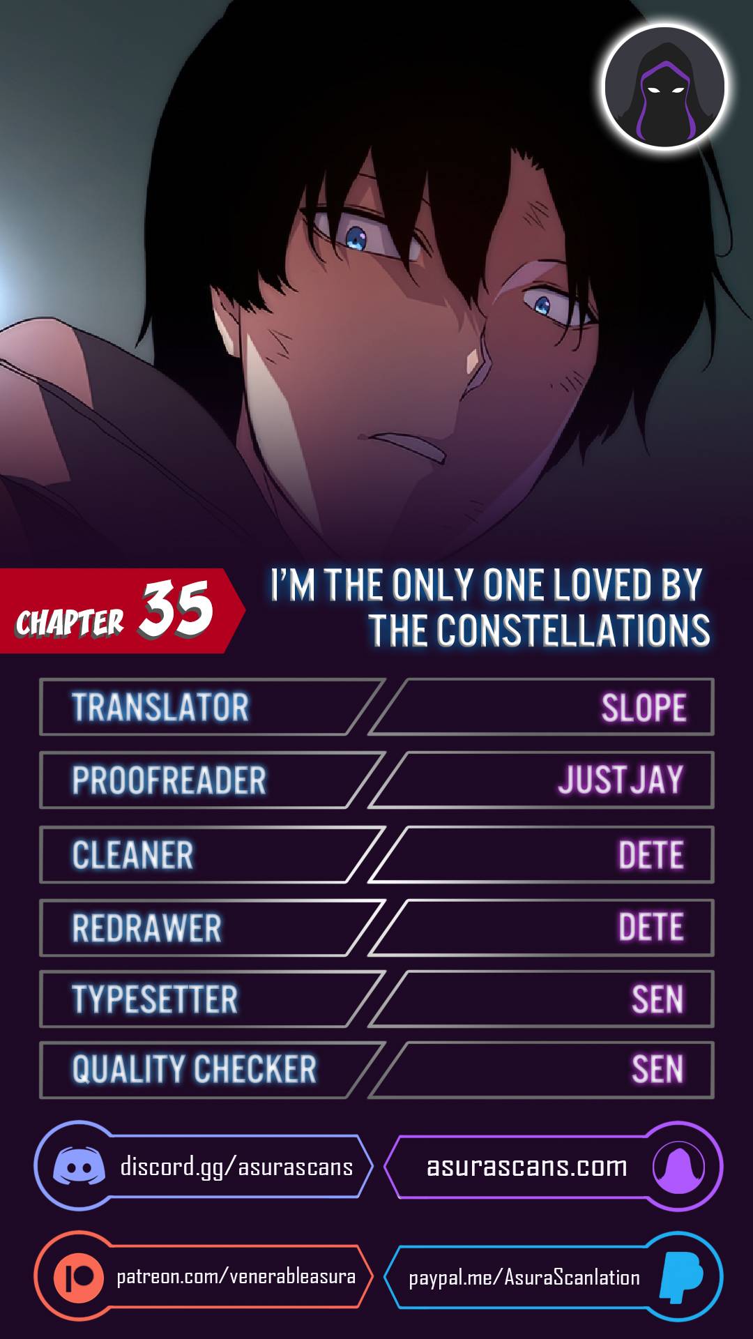 I'm The Only One Loved By The Constellations! - chapter 35 - #1
