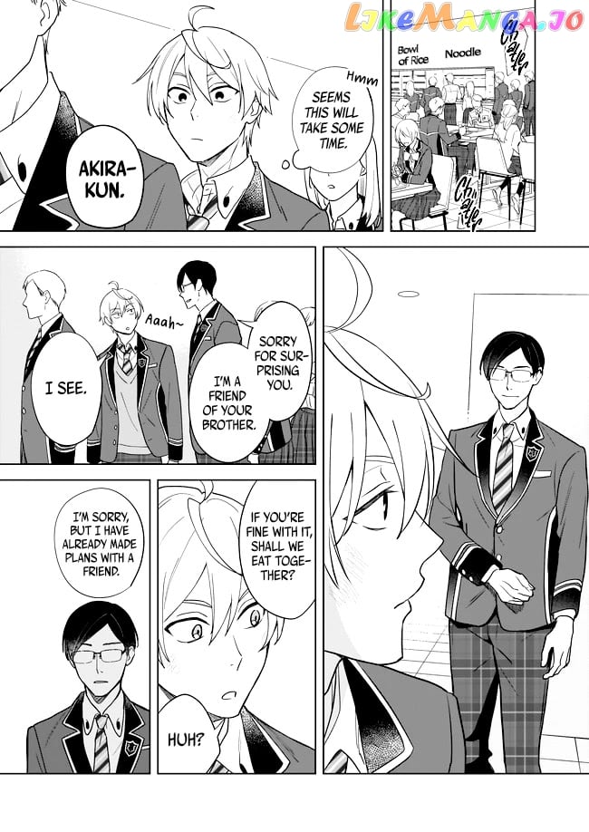 I Realized I Am The Younger Brother Of The Protagonist In A Bl Game - chapter 10 - #6