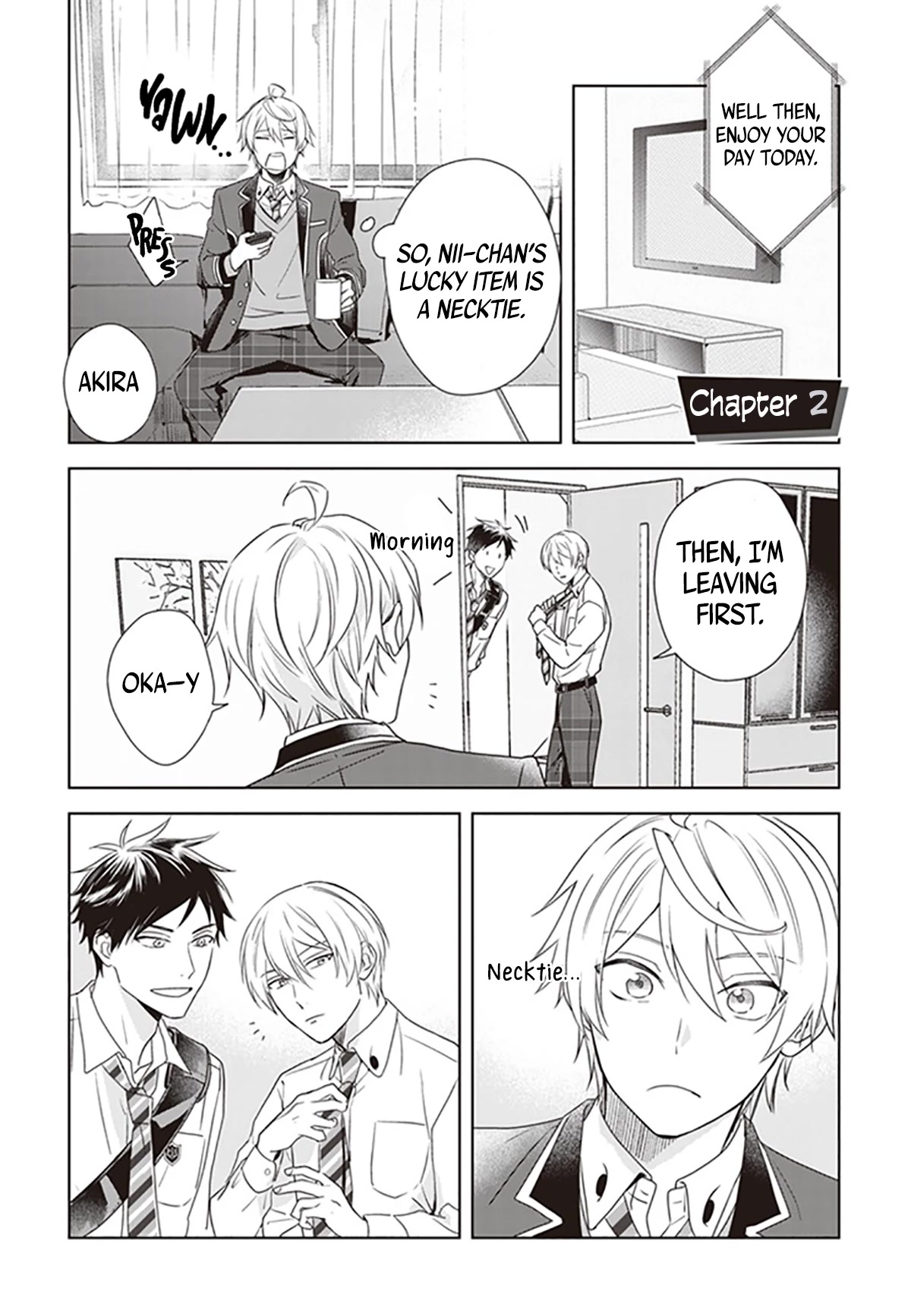 I Realized I Am The Younger Brother Of The Protagonist In A Bl Game - chapter 2 - #2
