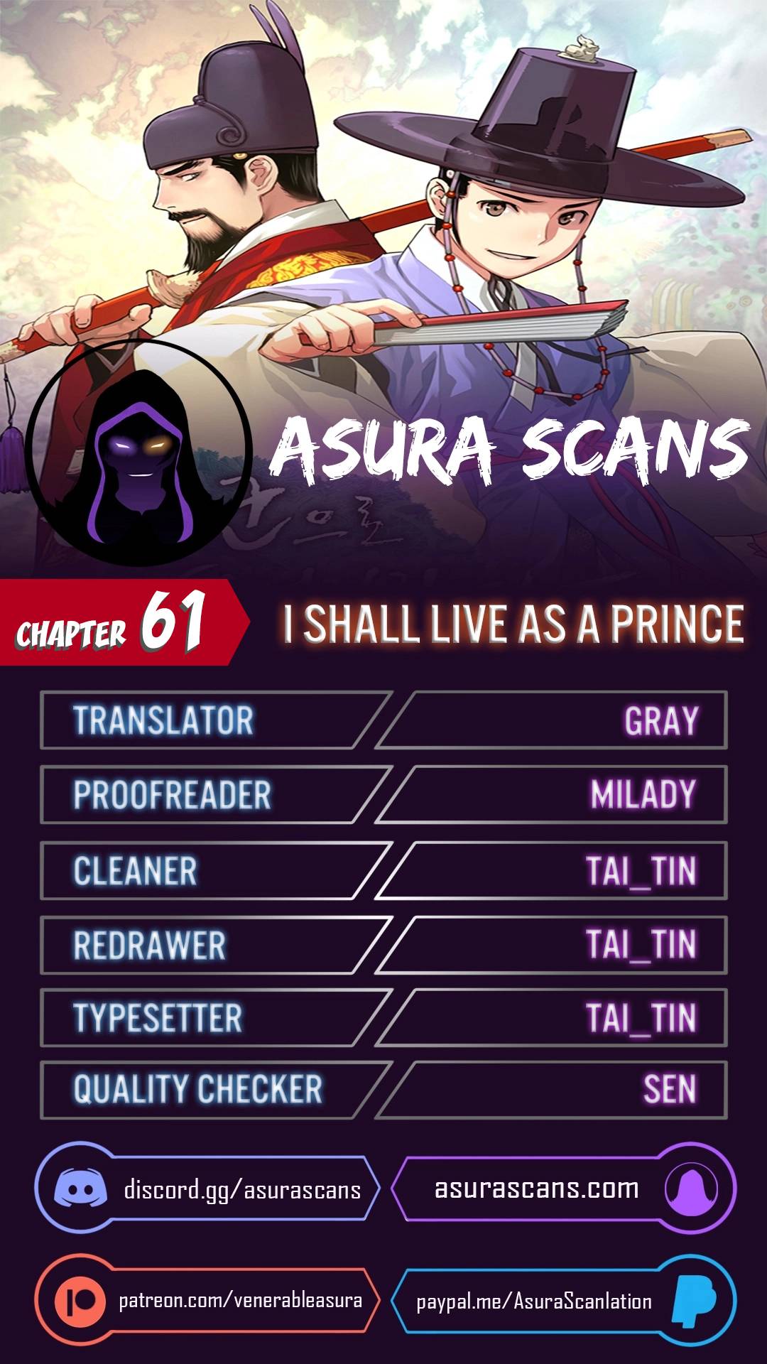 I Shall Live As A Prince - chapter 61 - #1