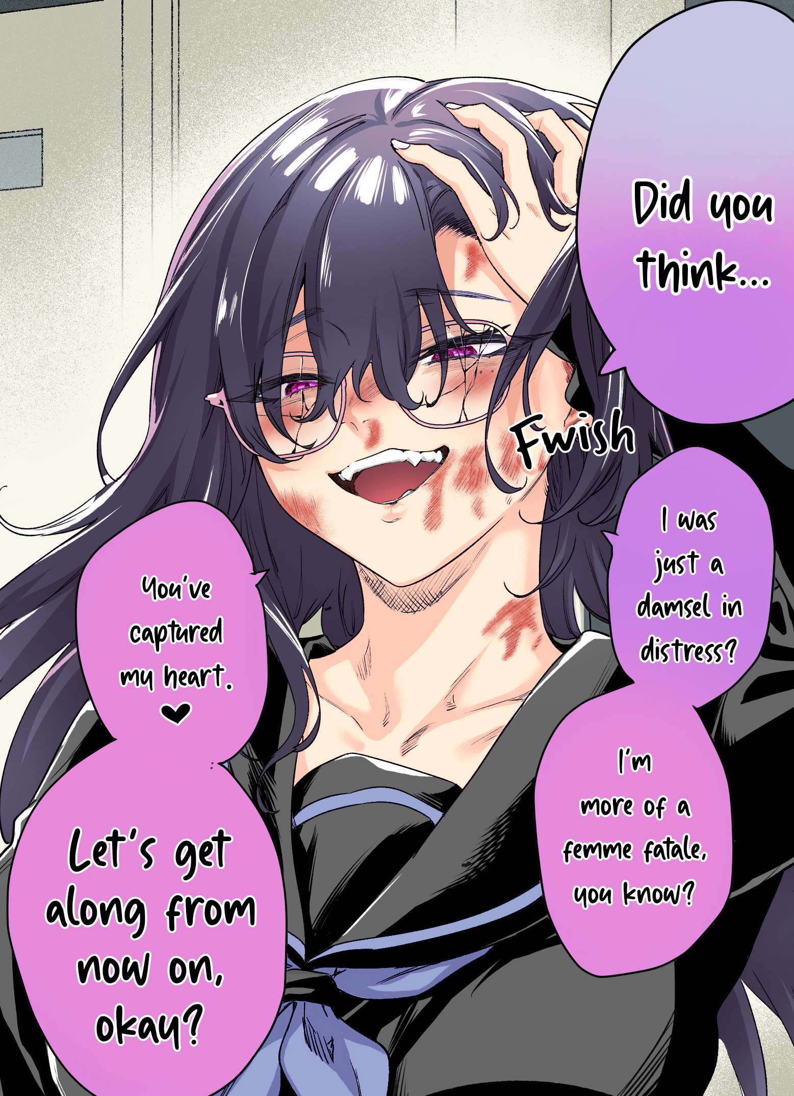 I Thought She Was a Yandere, but Apparently She's Even Worse (Fan Colored) - chapter 1 - #2
