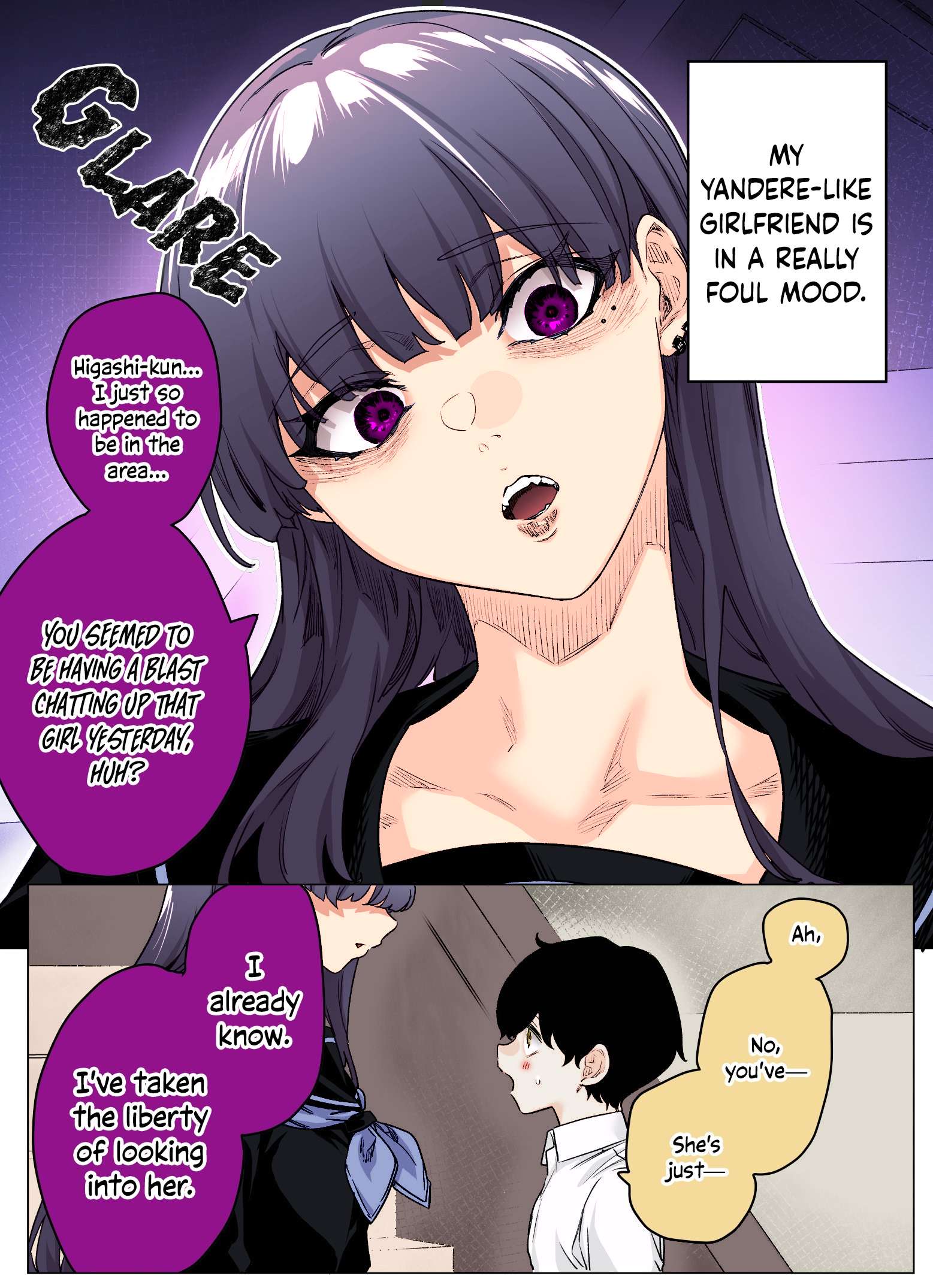 I Thought She Was a Yandere, but Apparently She's Even Worse (Fan Colored) - chapter 27 - #1