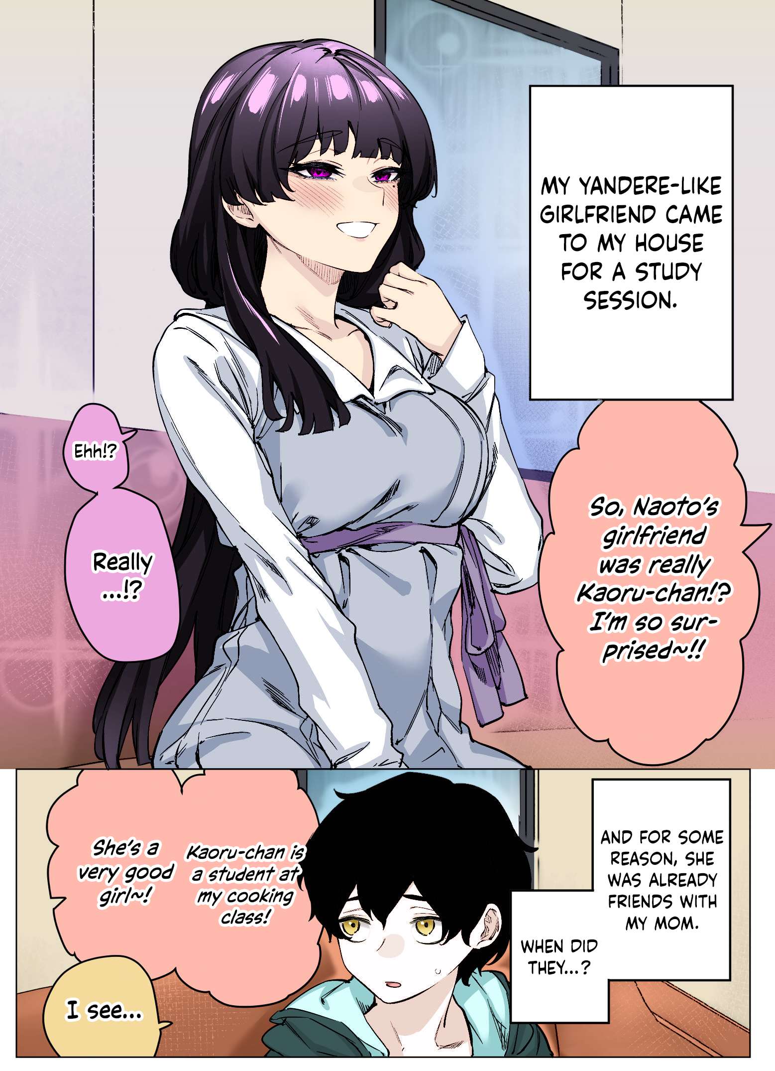 I Thought She Was a Yandere, but Apparently She's Even Worse (Fan Colored) - chapter 49 - #1