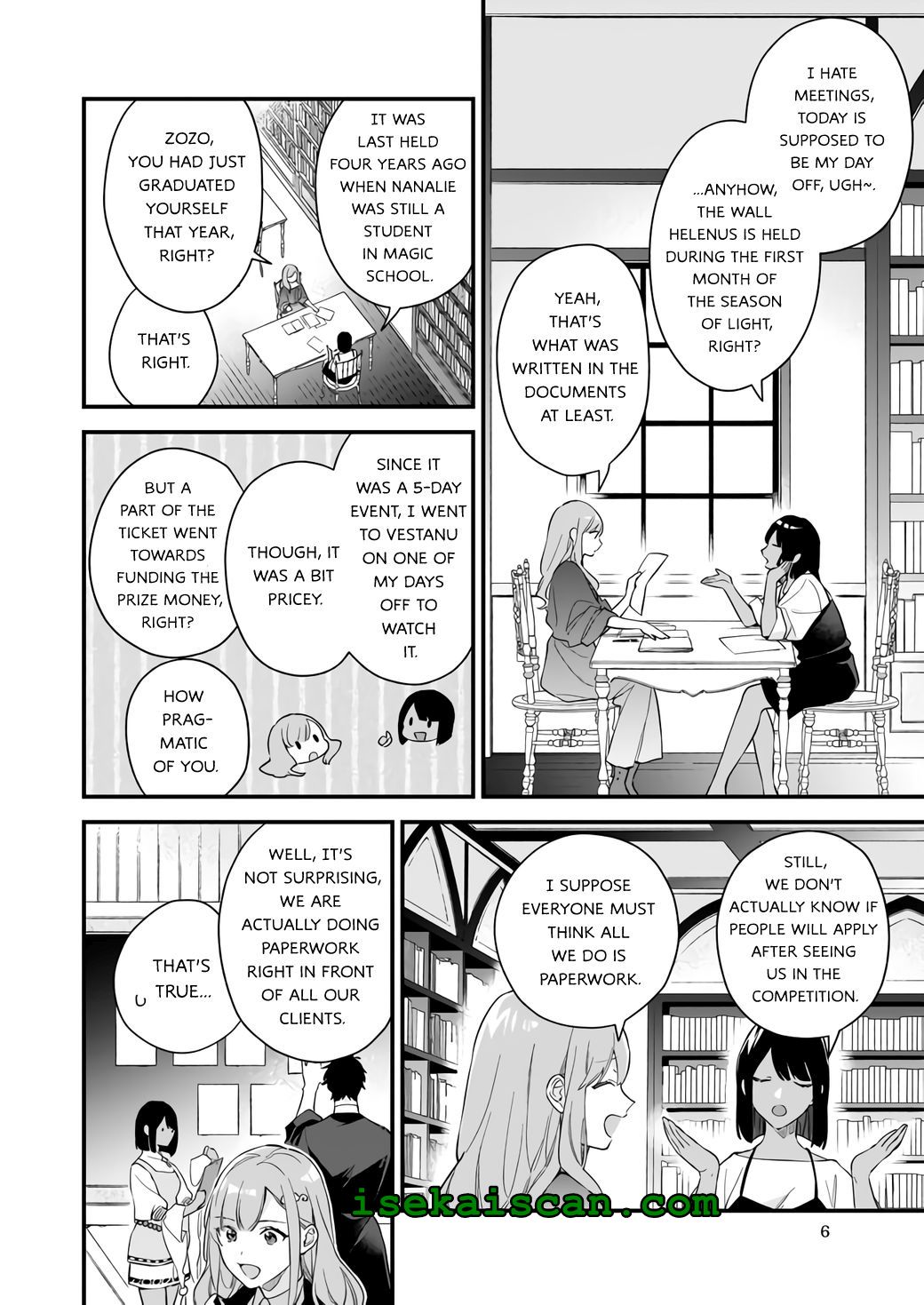 I Want to Be a Receptionist of The Magic World! - chapter 22 - #6