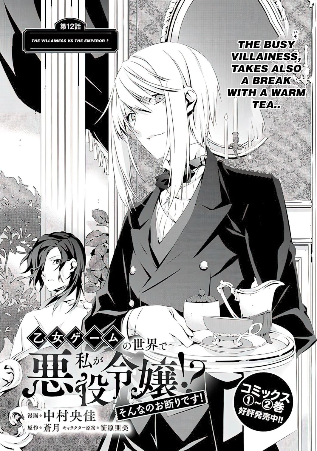 In A Otome Game World, I&rsquo;m A Villain!? I Can&rsquo;t Accept This! - chapter 12 - #2