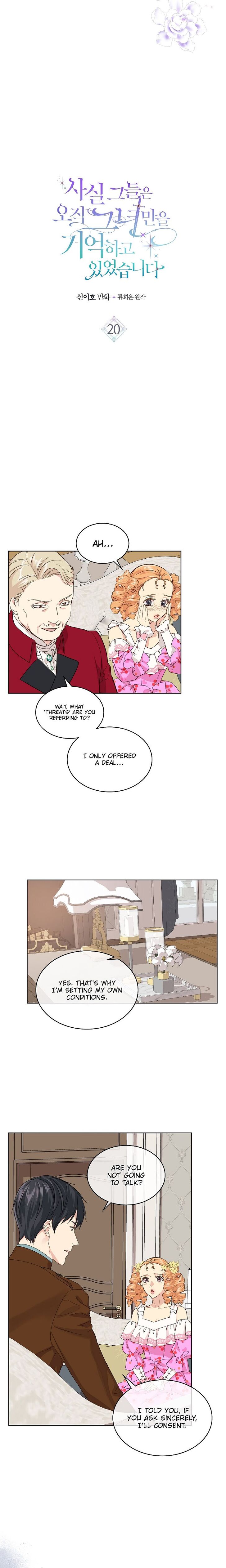 In Fact, They Only Remembered Her - chapter 20 - #2