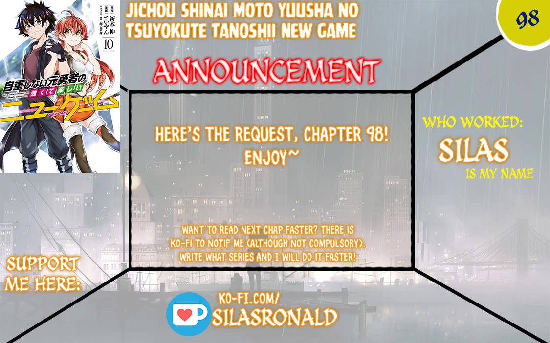 Jichou Shinai Motoyuusha no Tsuyokute Tanoshii New Game - chapter 98 - #1