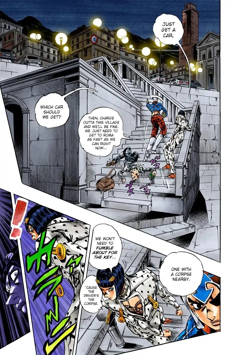 JoJo's Bizarre Adventure Part 5 - Vento Aureo [Official Colored] - chapter 116 - #4