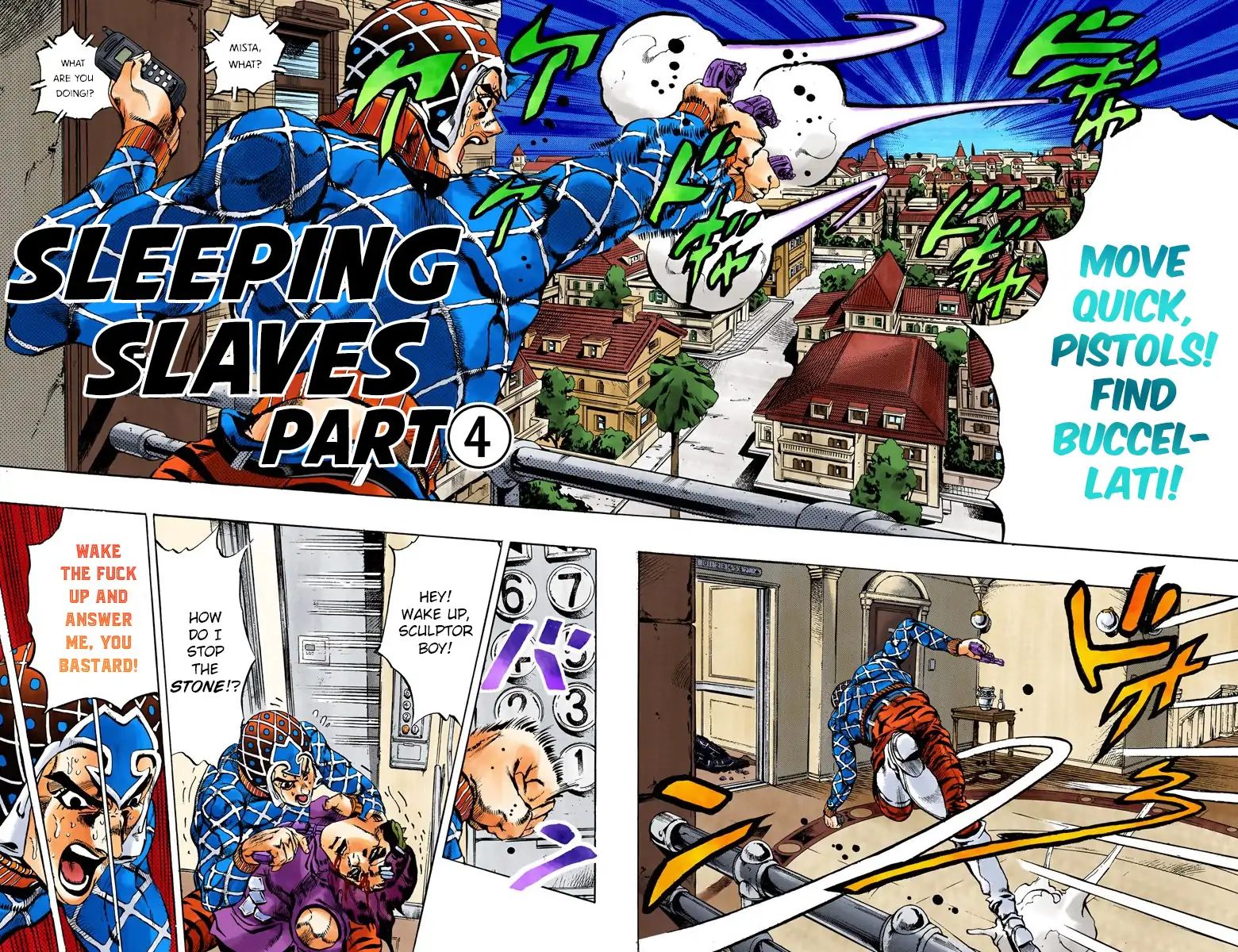 JoJo's Bizarre Adventure Part 5 - Vento Aureo [Official Colored] - chapter 154 - #3
