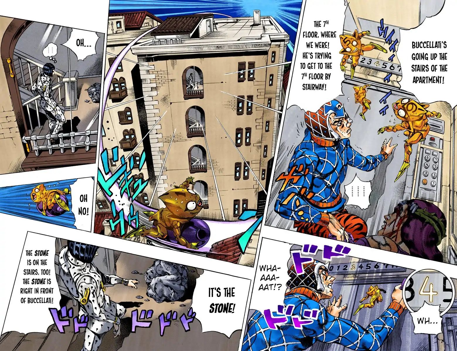 JoJo's Bizarre Adventure Part 5 - Vento Aureo [Official Colored] - chapter 154 - #6