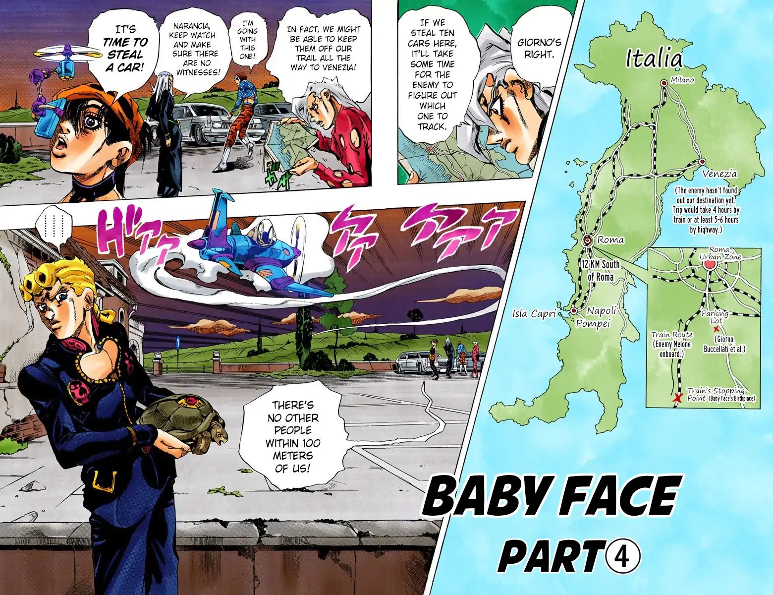 JoJo's Bizarre Adventure Part 5 - Vento Aureo [Official Colored] - chapter 64 - #3