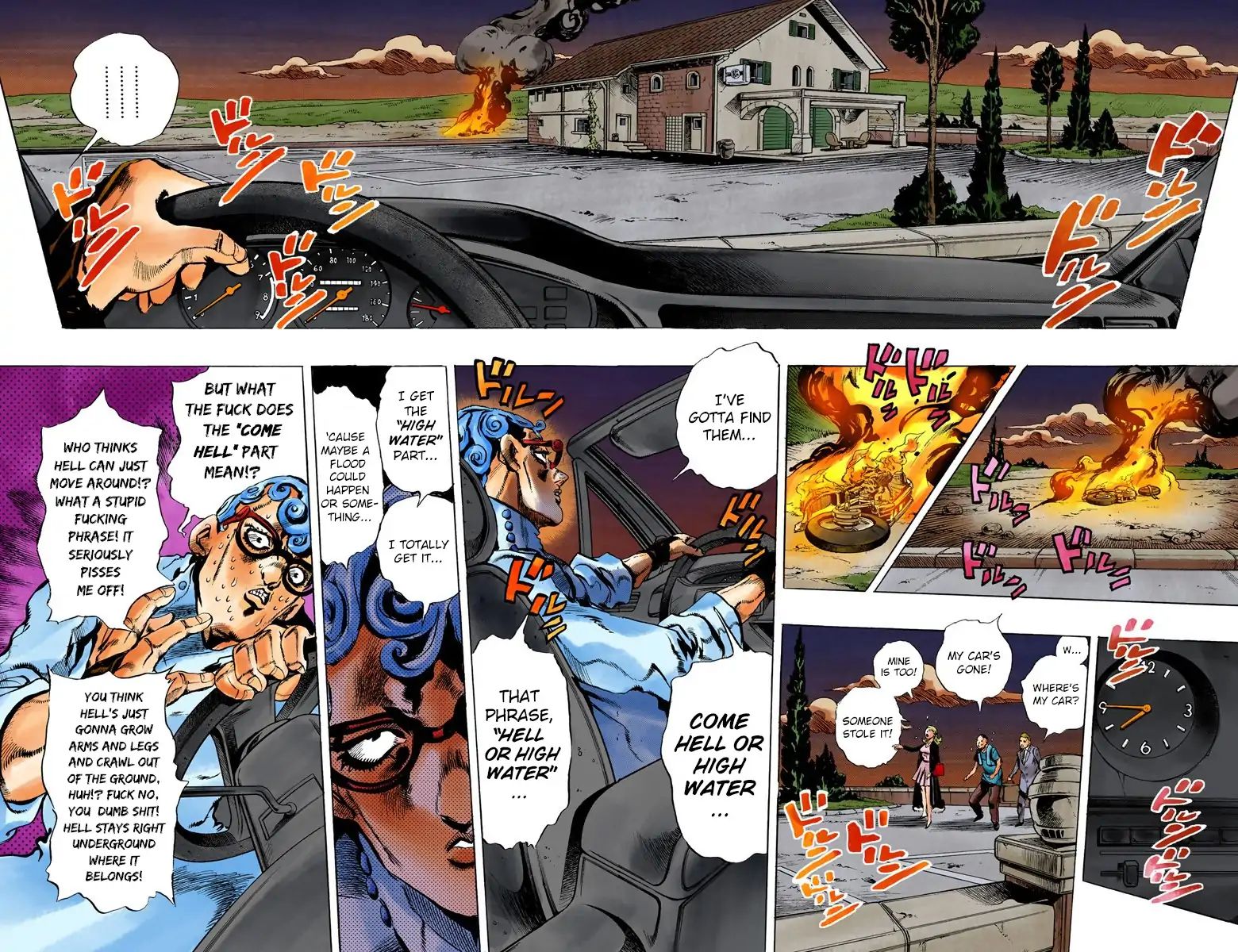 JoJo's Bizarre Adventure Part 5 - Vento Aureo [Official Colored] - chapter 68 - #5