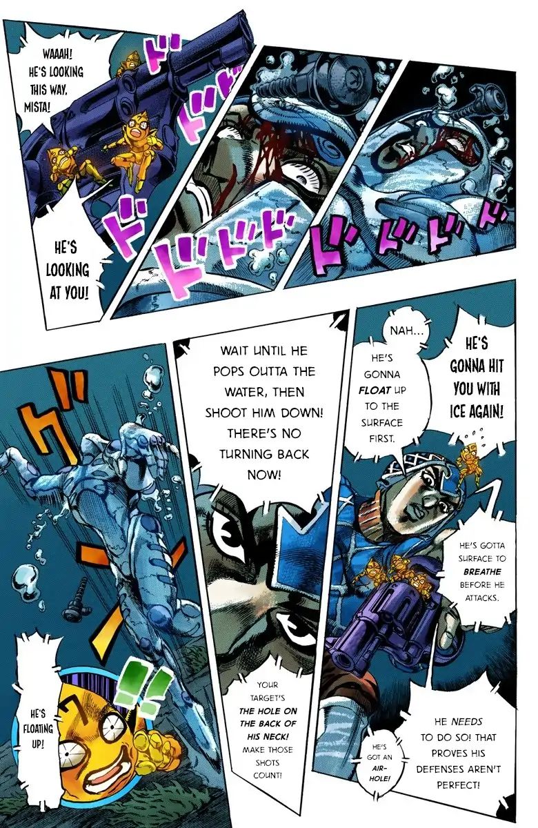 JoJo's Bizarre Adventure Part 5 - Vento Aureo [Official Colored] - chapter 74 - #4