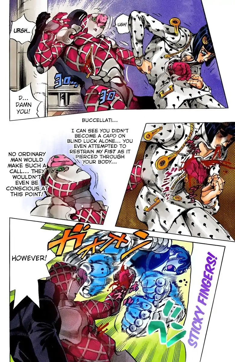 JoJo's Bizarre Adventure Part 5 - Vento Aureo [Official Colored] - chapter 81 - #6
