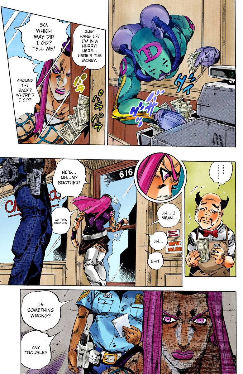 JoJo's Bizarre Adventure Part 6 - Stone Ocean [Official Colored] - chapter 107 - #6
